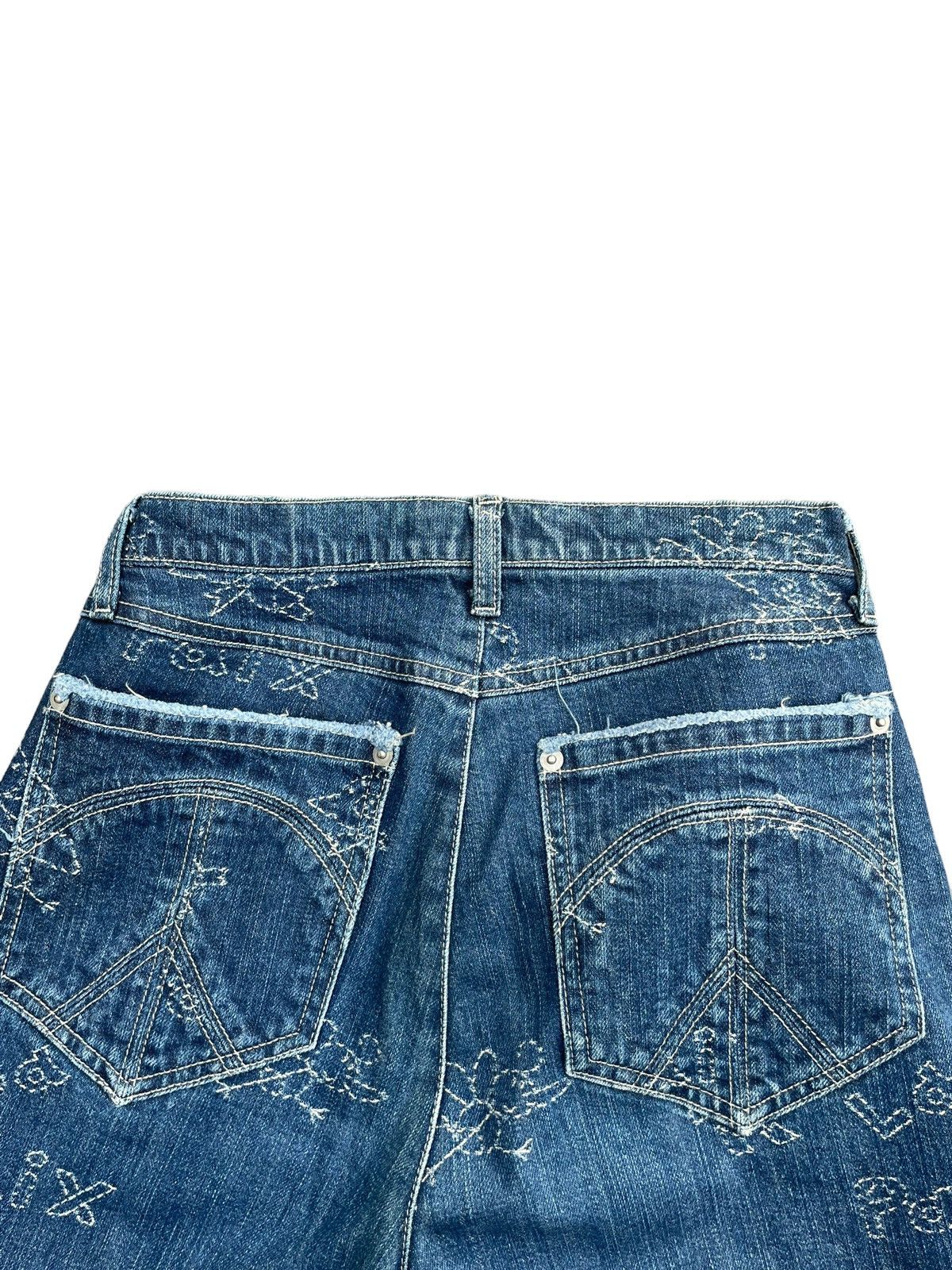 Japanese Brand Olleborebla Custom Stitching Denim Size 28" / US 6 / IT 42 - 8 Thumbnail