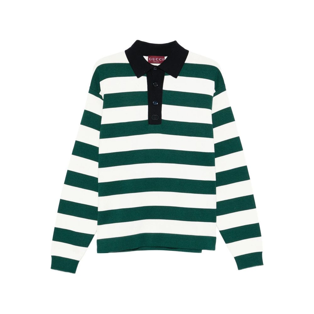 Gucci Gucci GREEN Polo Shirts Size US L / EU 52-54 / 3 - 1 Thumbnail
