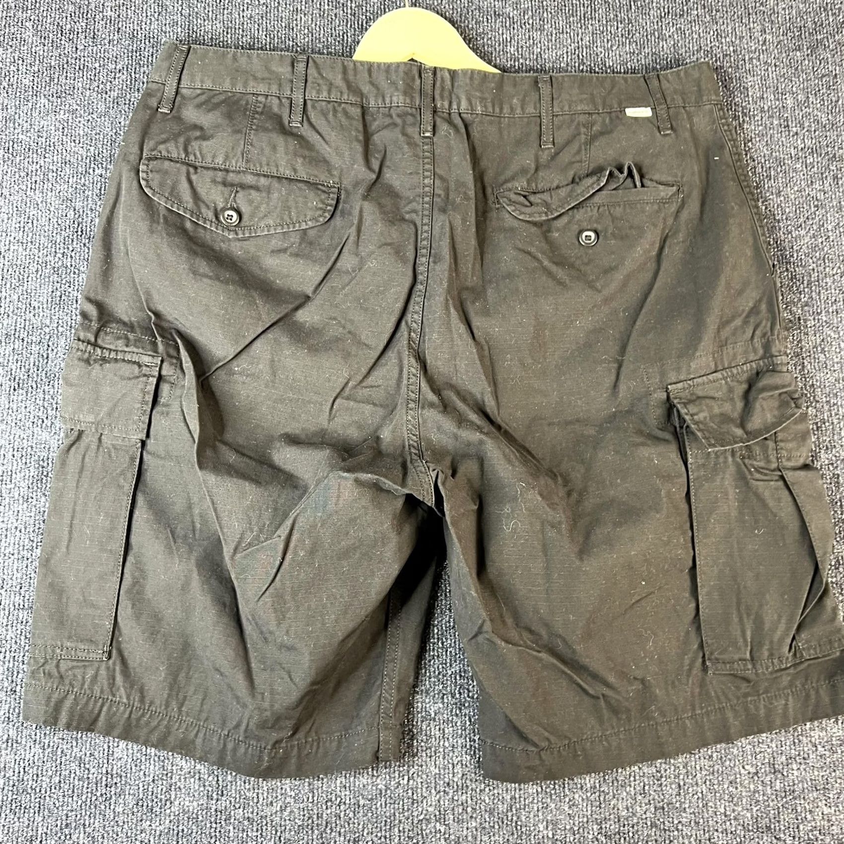 Levi's Levi's Mens Large Brown Cargo Shorts Ripstop Utility Pockets Casual Hiking Size US 33 - 2 Thumbnail