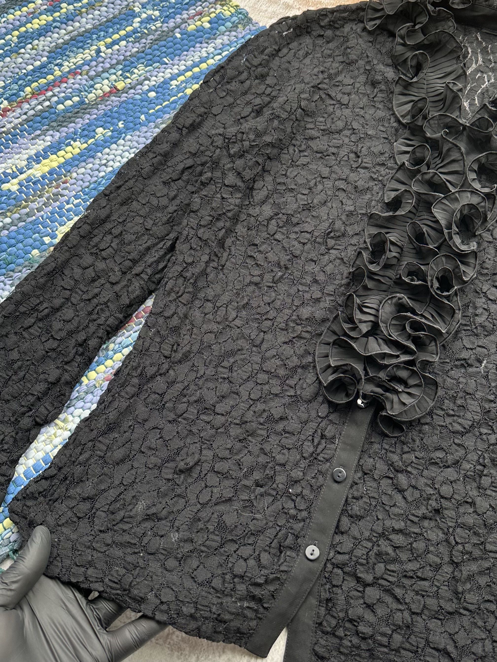 Vintage Vintage Lace Blouse A121(118) Size L / US 10 / IT 46 - 4 Thumbnail