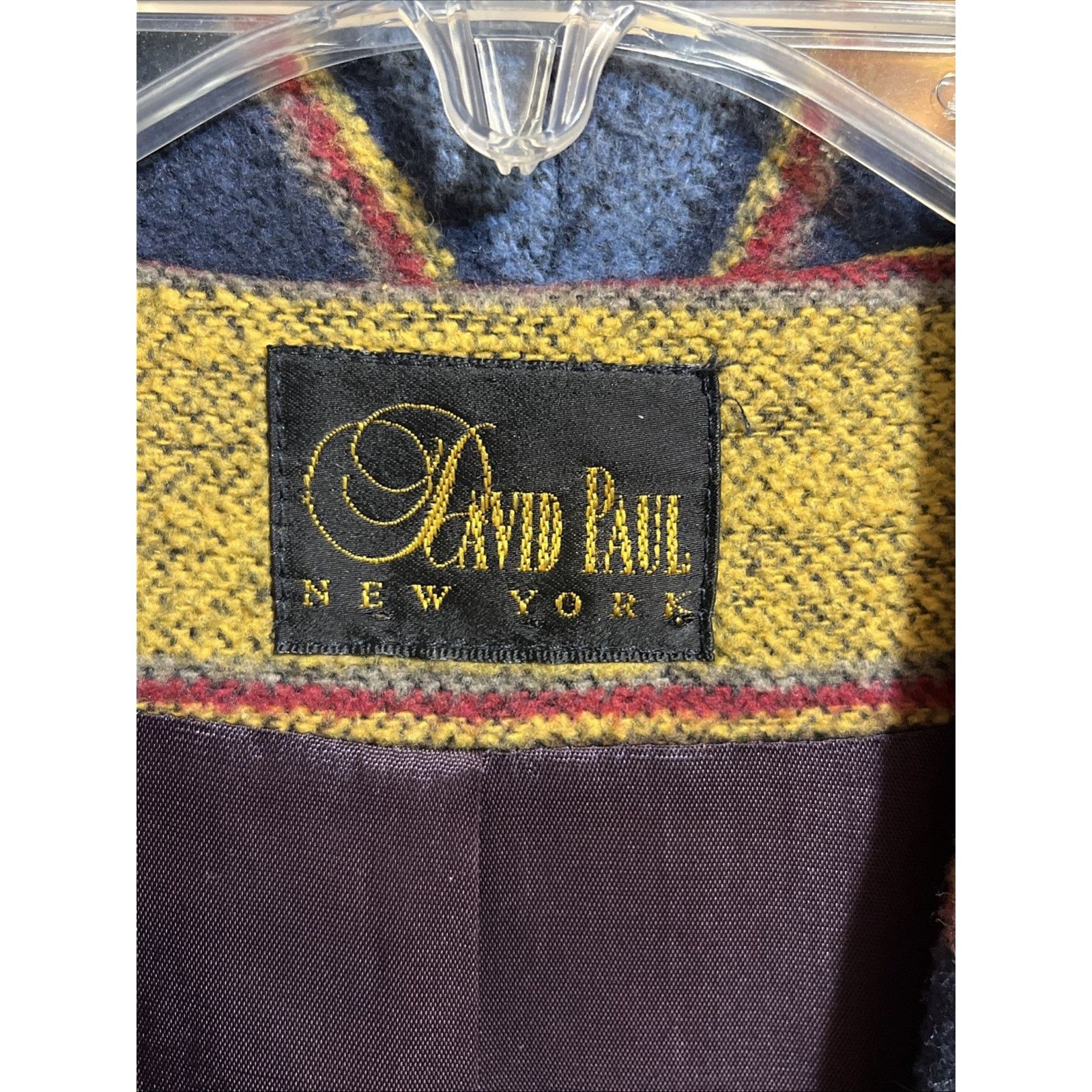 Other VTG David Paul Southwestern Blazer Womens M Cotton Acrylic Size M / US 6-8 / IT 42-44 - 3 Thumbnail