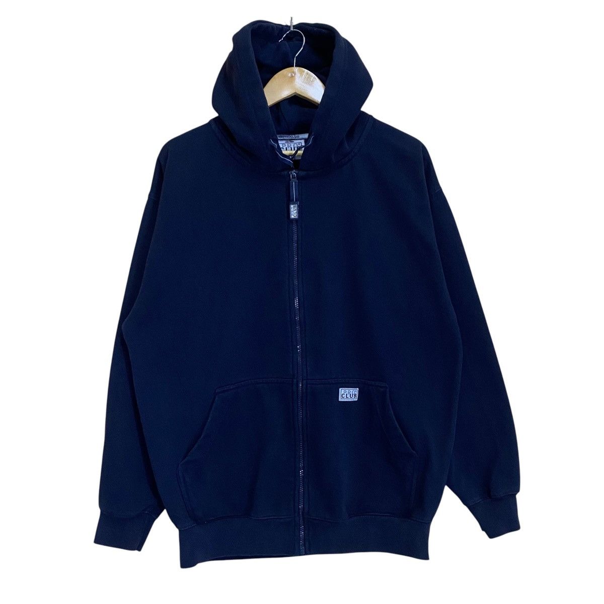 Pro Player Vintage 90’s Pro Club Plain Zipper Hoodie Size US L / EU 52-54 / 3 - 1 Thumbnail