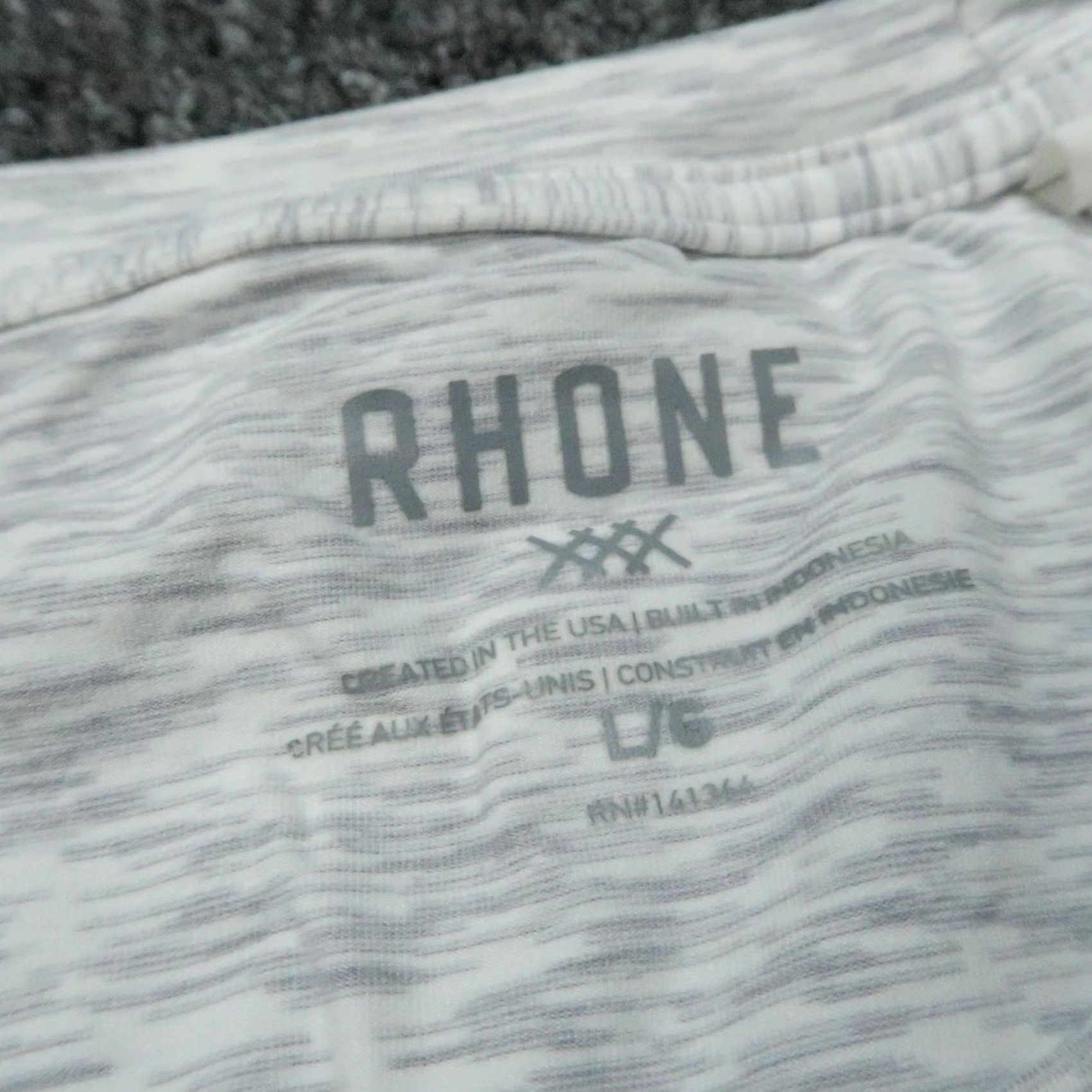 Rhone Rhone Shirt Mens Large Gray Reign Long Sleeve Tee Heather Stretch Size US L / EU 52-54 / 3 - 3 Thumbnail