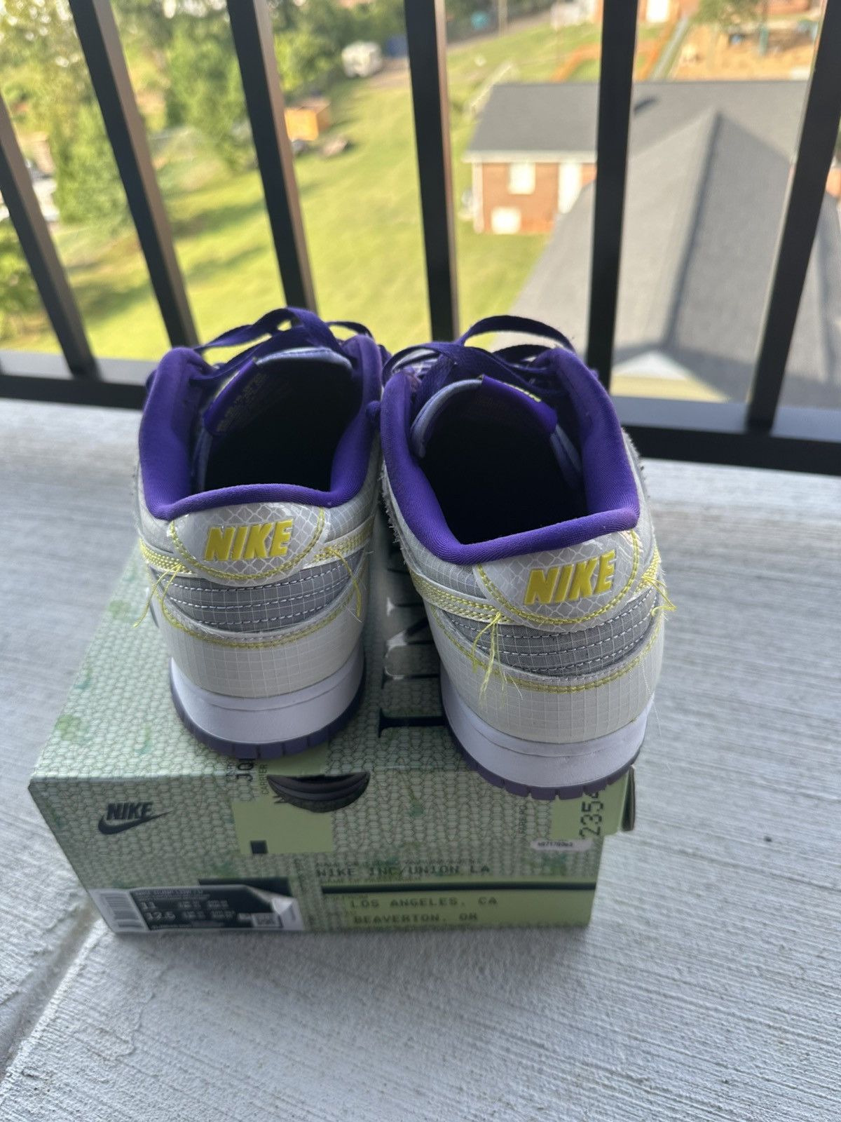 Nike Union x LA Dunk Low ‘Passport pack - court purple’ Size US 11 / EU 44 - 9 Thumbnail