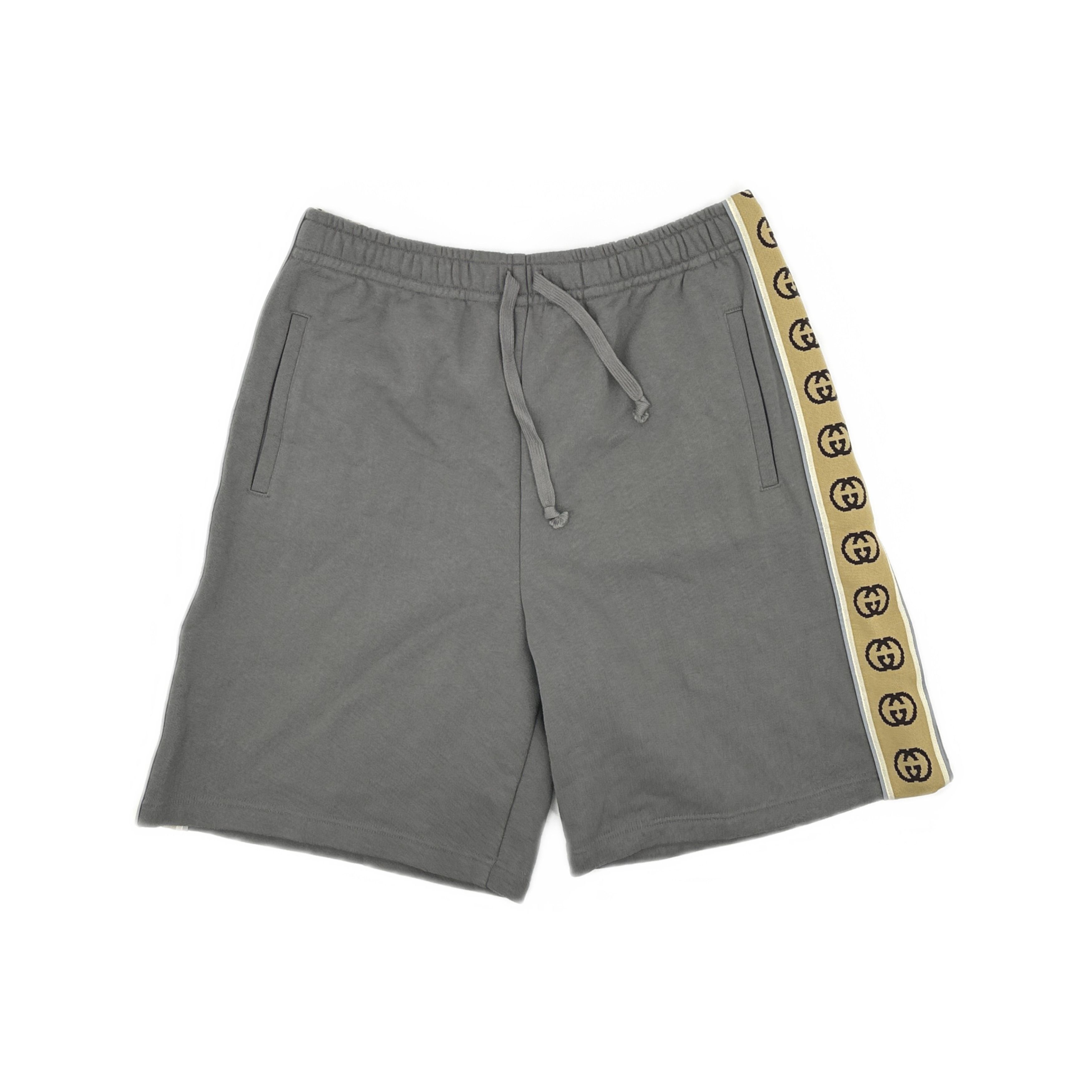Gucci Gucci Interlocking G Stripe Sweat Shorts XL Size US 36 / EU 52 - 1 Thumbnail