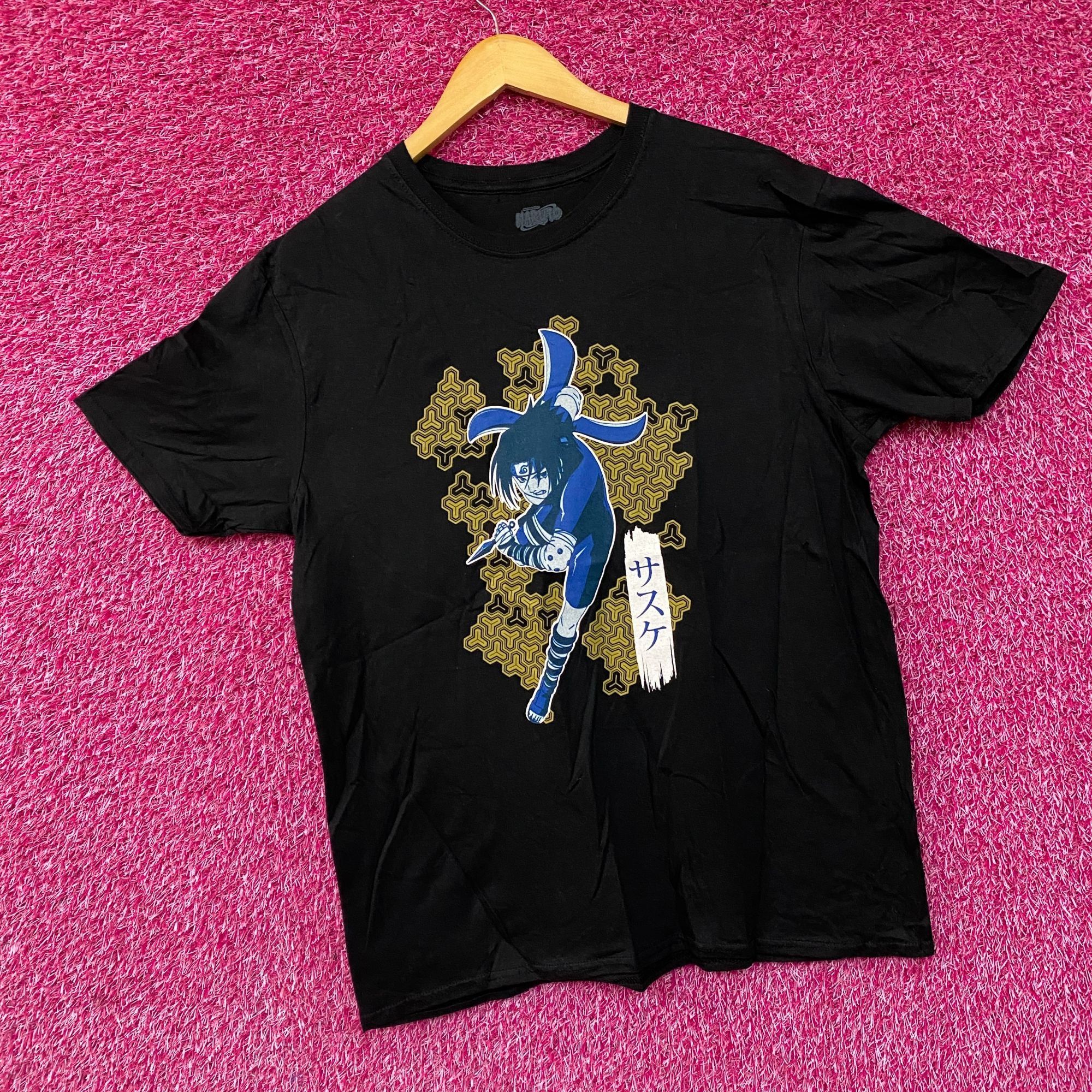 Anime Naruto Sasuke Uchiha Graphic Design Anime T-Shirt Large Size US L / EU 52-54 / 3 - 3 Thumbnail