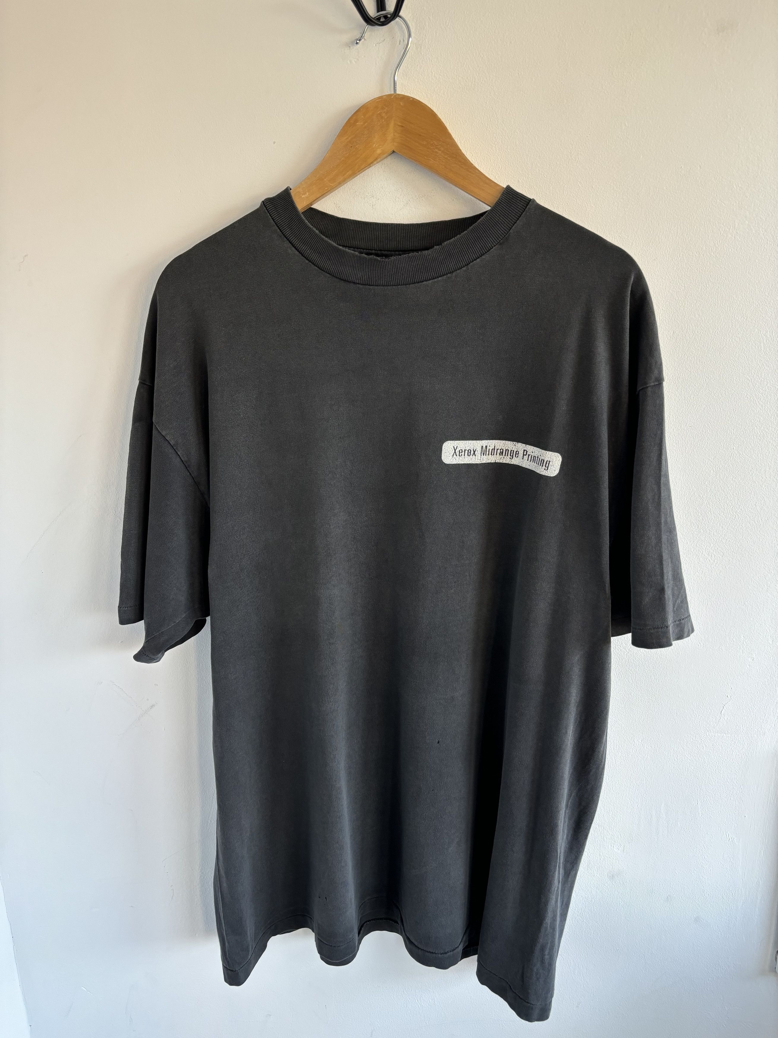 Hanes × Vintage Vintage 90s Xerox Logo Faded Tee Size US XL / EU 56 / 4 - 2 Thumbnail