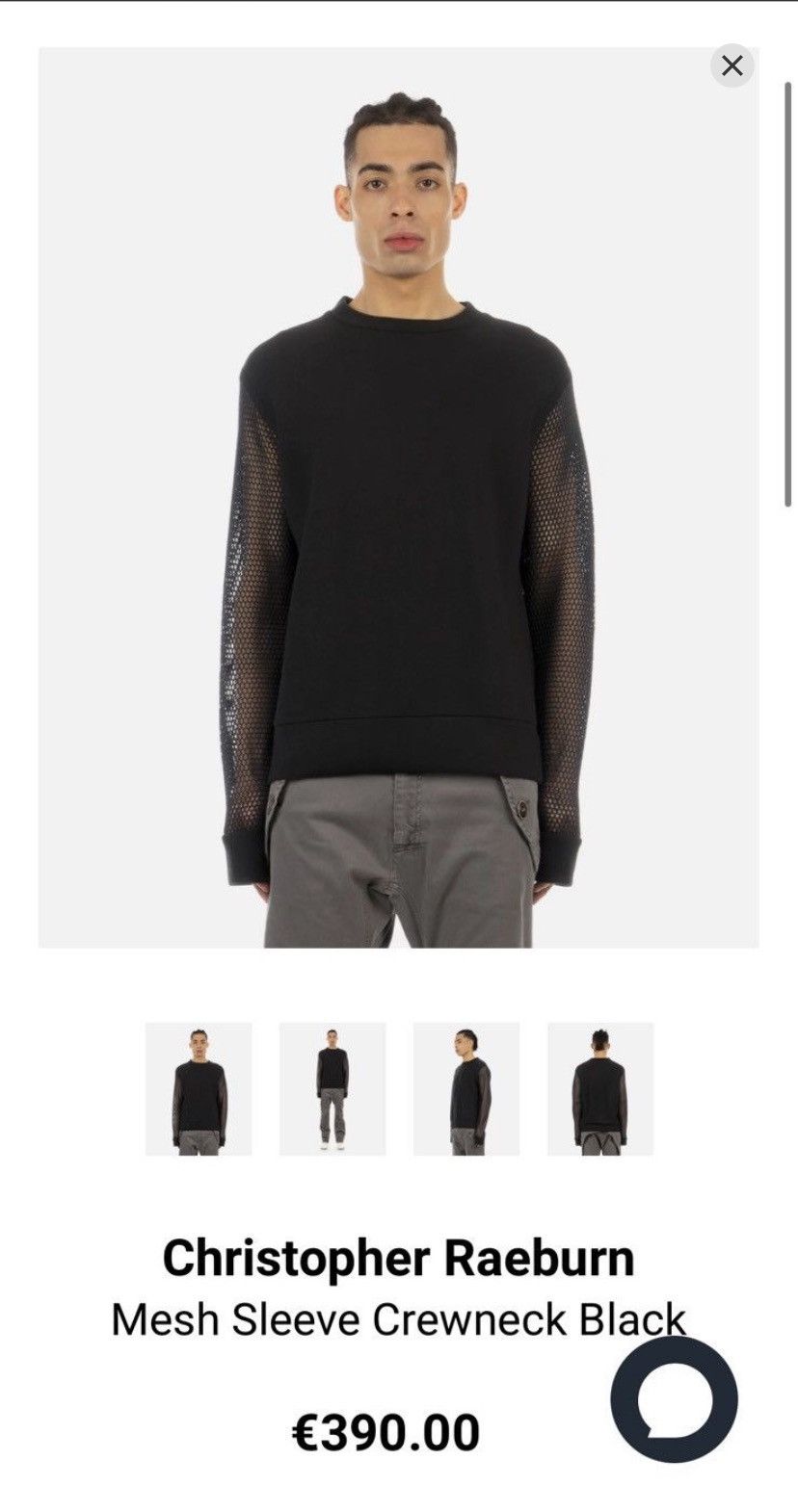 Christopher Raeburn × Vintage Christopher raeburn vintage sweatshirt mesh sleeves Size US M / EU 48-50 / 2 - 2 Thumbnail
