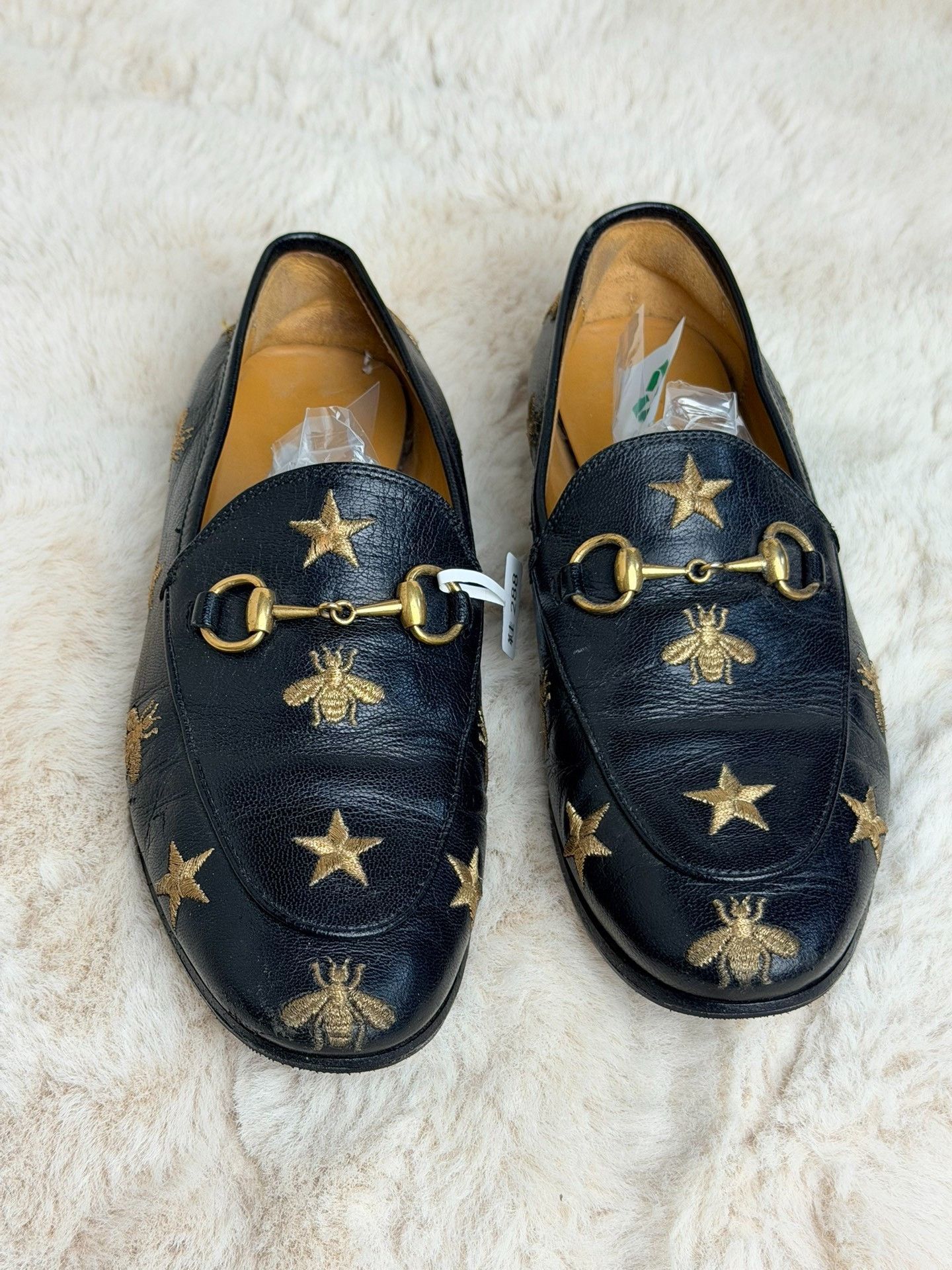 Gucci Gucci Embroidered Black Lowtop Sneakers us_5-5 Women Size US 5.5 / IT 35.5 - 1 Thumbnail