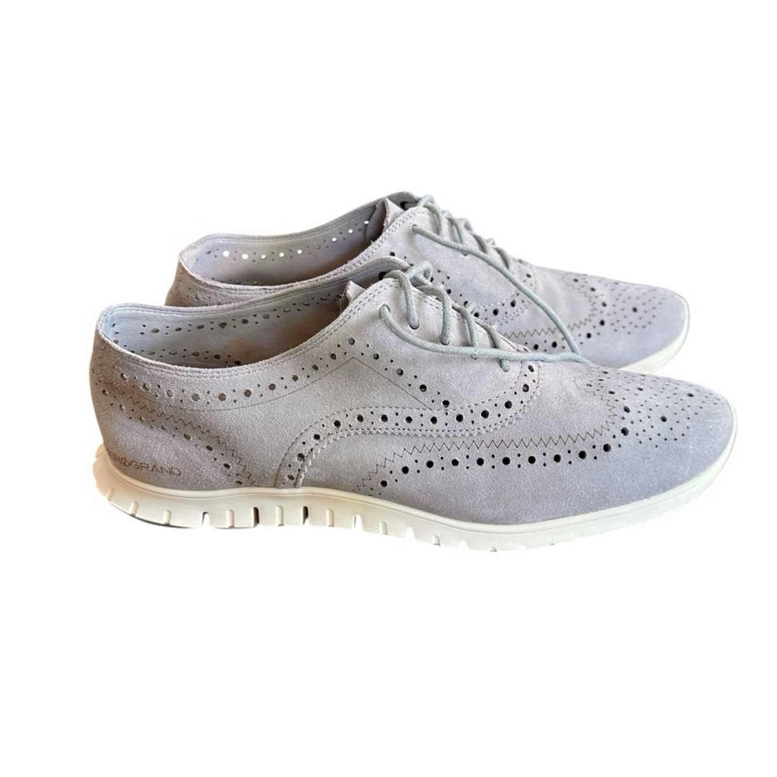 Cole Haan Cole Haan Zerogrand Wingtip Suede Oxford Sneakers Size US 10 / IT 40 - 5 Thumbnail