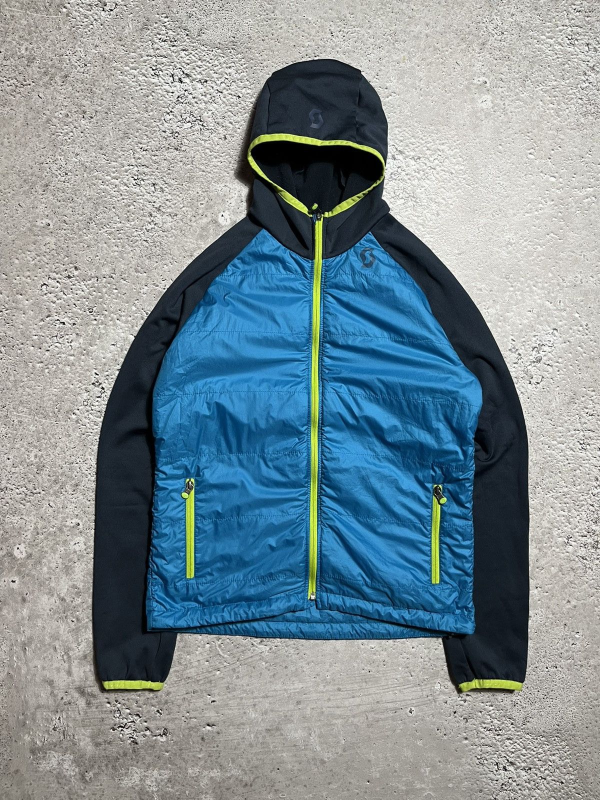 Other Scott Hybrid Jacket Men’s S – Blue & Black Hooded Softshell Size US S / EU 44-46 / 1 - 1 Thumbnail