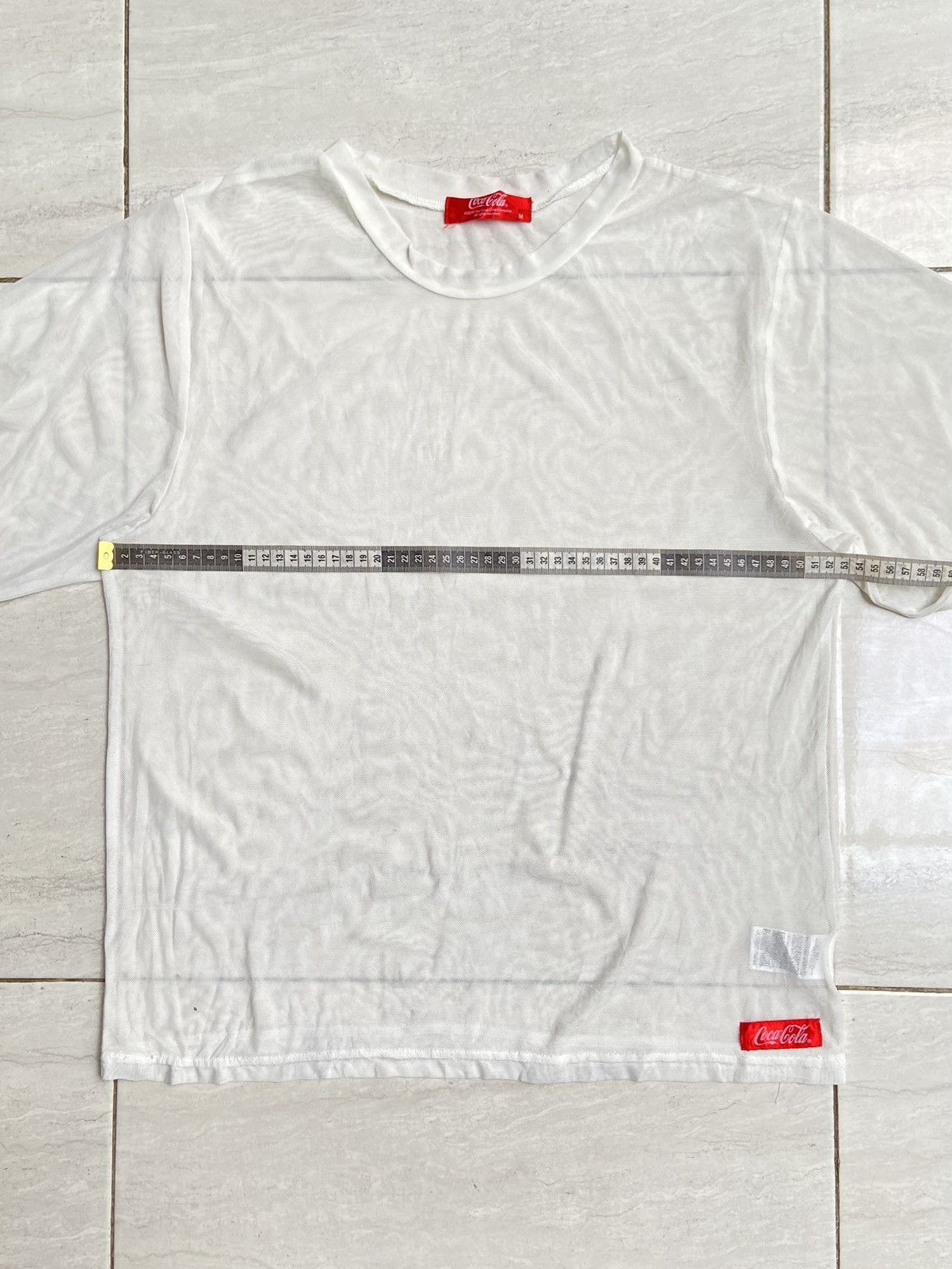 Coca Cola COCA COLA White Mesh T-shirt Size US M / EU 48-50 / 2 - 7 Thumbnail