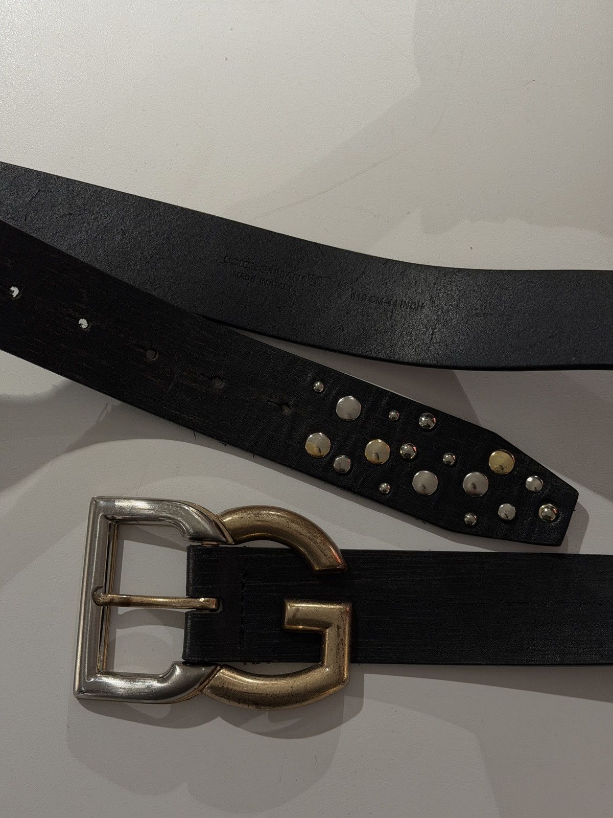 Dolce & Gabbana Dolce&Gabbana DG silver gold logo vintage belt Size ONE SIZE - 2 Thumbnail