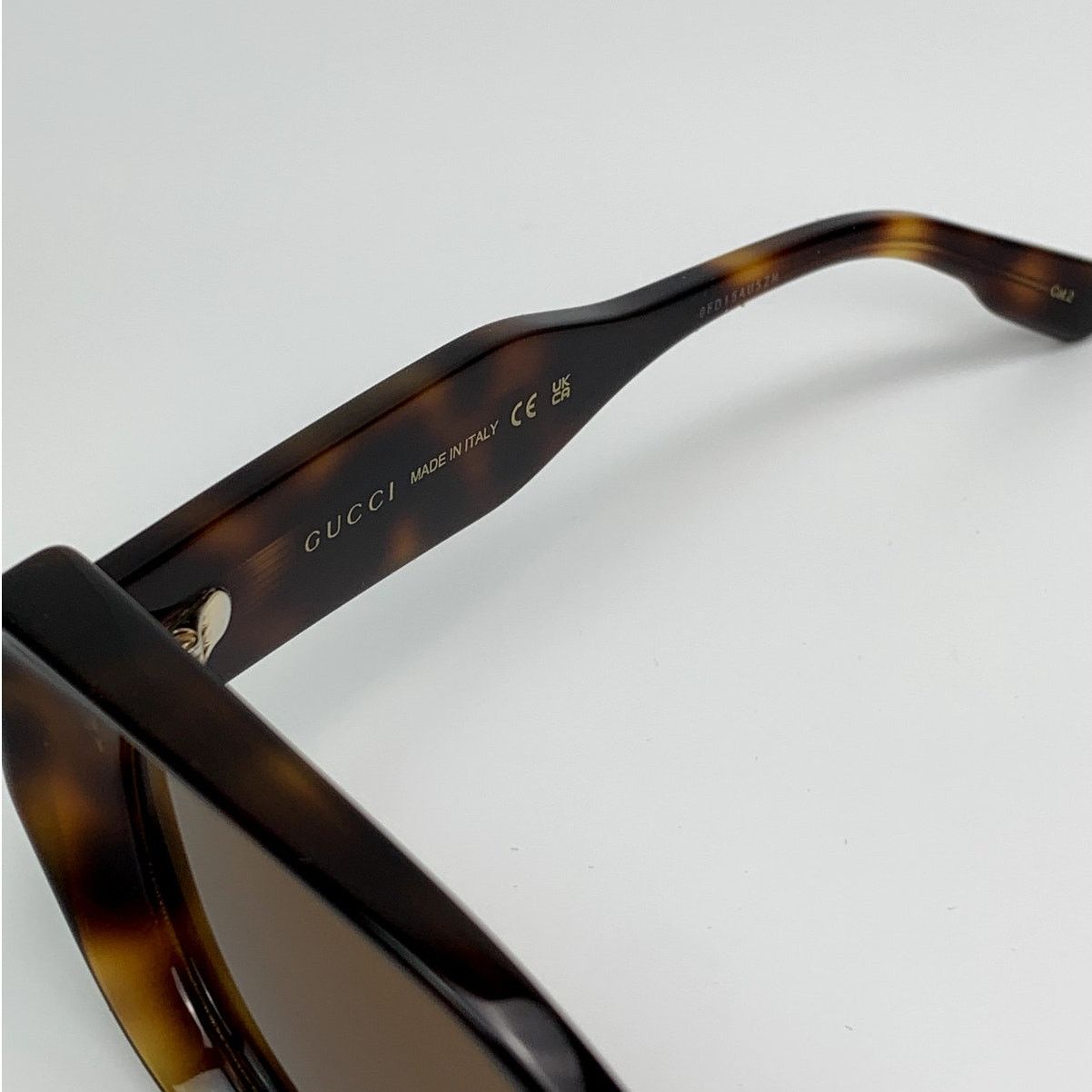 Gucci NEW Gucci GG1532SA 002 Havana Brown Women Authentic Size ONE SIZE - 8 Thumbnail