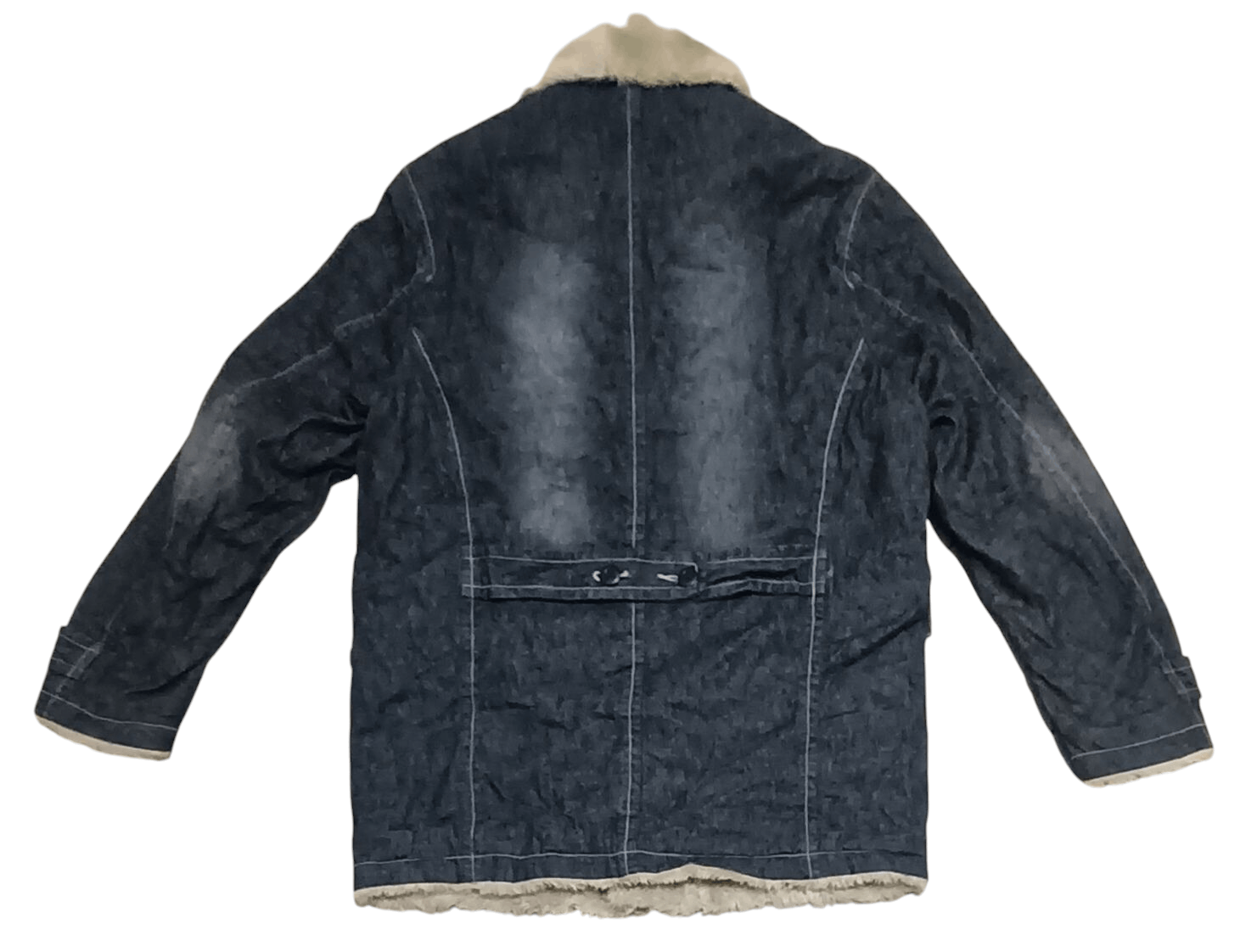 291295=Homme VINTAGE 291295 HOMME SEASONED DENIM JACKET Size US L / EU 52-54 / 3 - 3 Thumbnail