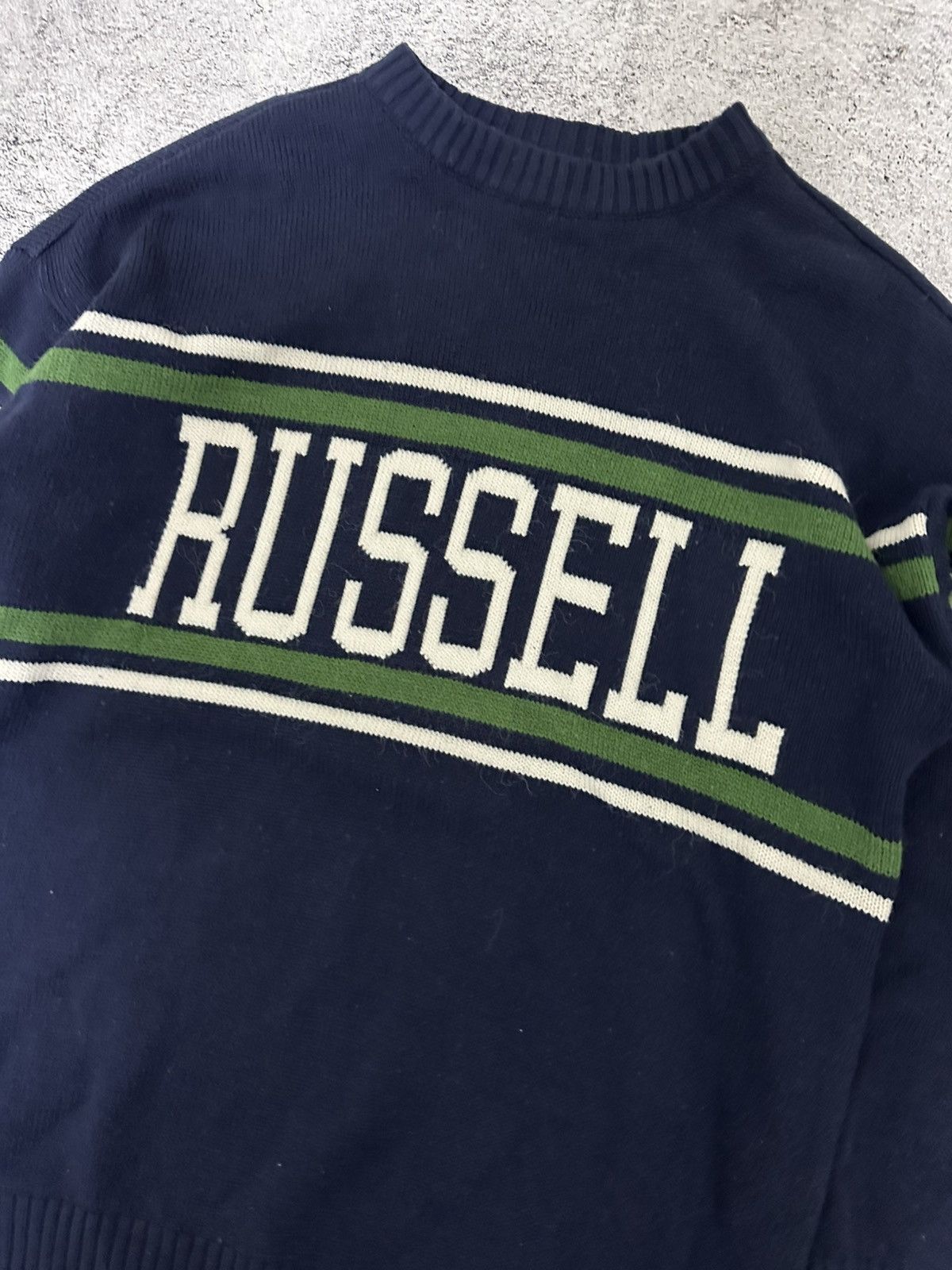 Russell Athletic Vintage Russel Athletic Sweater Centre Logo Knit Size US M / EU 48-50 / 2 - 5 Thumbnail