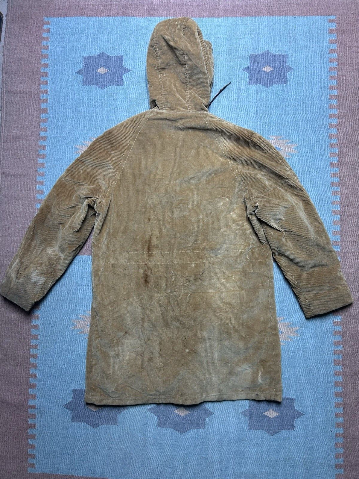 Vintage VTG 70s JCPenney corduroy jacket long coat hooded lined L 42 Size US L / EU 52-54 / 3 - 8 Thumbnail