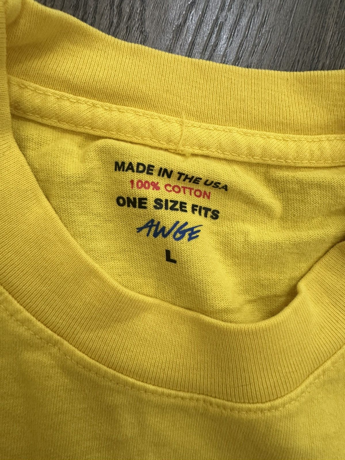 A$AP Rocky × AWGE ASAP Rocky AWGE Testing Long Sleeve Yellow/ Large Size US L / EU 52-54 / 3 - 4 Thumbnail