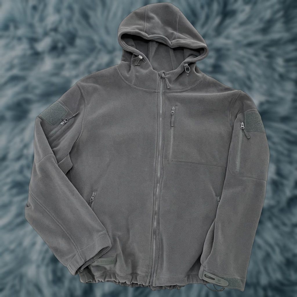 Vintage BAERSkin Jacket Adult 2XL Gray Tactical Fleece Hooded Full Zip Military Coat Men Size US XXL / EU 58 / 5 - 1 Thumbnail