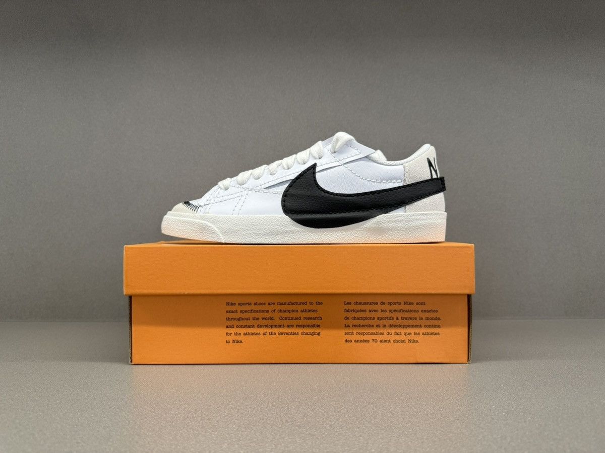 Nike Nike Blazer Low 77 Jumbo White Black Sail Women’s Size US 9 / IT 39 - 2 Thumbnail