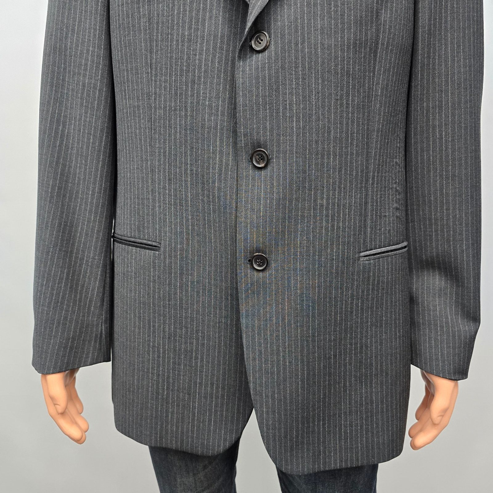 Hugo Boss × Vintage Hugo Boss Einstein Sigma Blazer Jacket Sport Coat 40R Stripe Size 40R - 3 Thumbnail