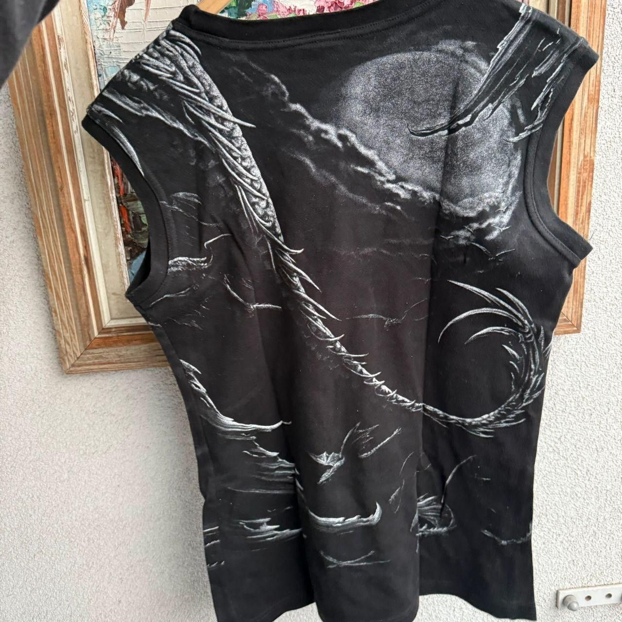 Vintage Vintage 90s Dragon T shirt sleeveless retro Size US M / EU 48-50 / 2 - 5 Thumbnail