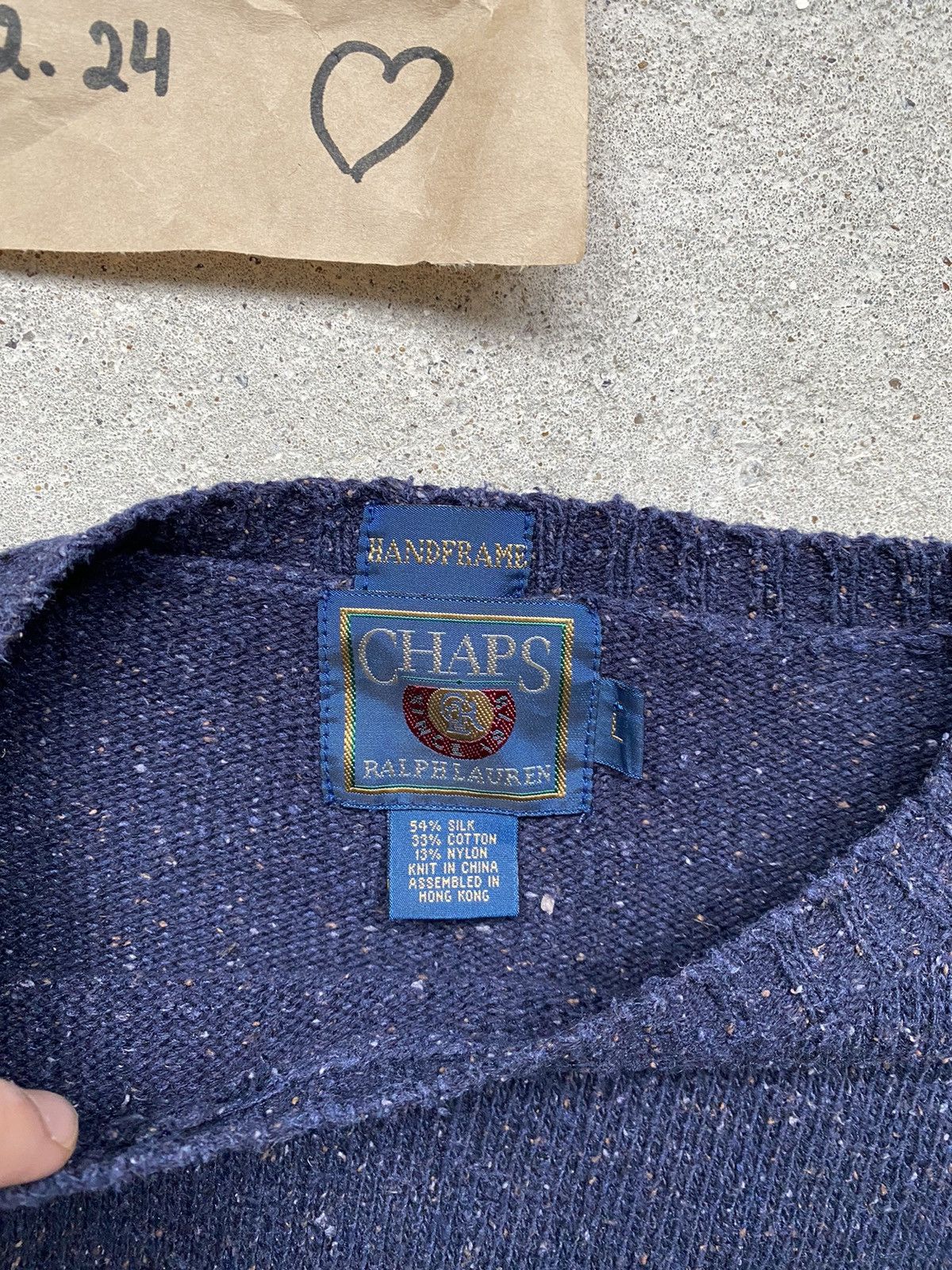 Chaps Ralph Lauren Vintage Ralph Lauren CHAPS Silk Sweater Size US L / EU 52-54 / 3 - 4 Thumbnail