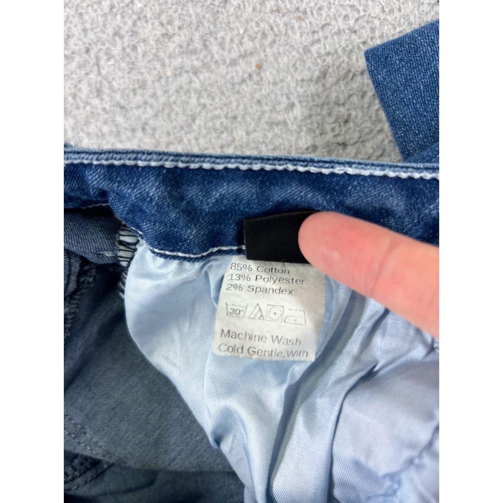Shein SheIn Jeans Women Flared Denim 24x31 Medium Blue Cotton Blend 5-Pocket Design High Rise Women's Regular Jeans Mode American Western 90s Size 32" / US 10 / IT 46 - 7 Thumbnail