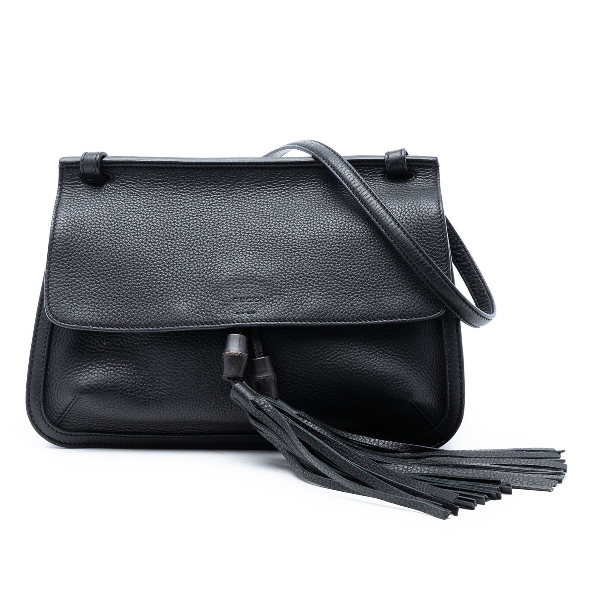 Gucci Medium Leather Bamboo Daily Crossbody Size ONE SIZE - 1 Thumbnail