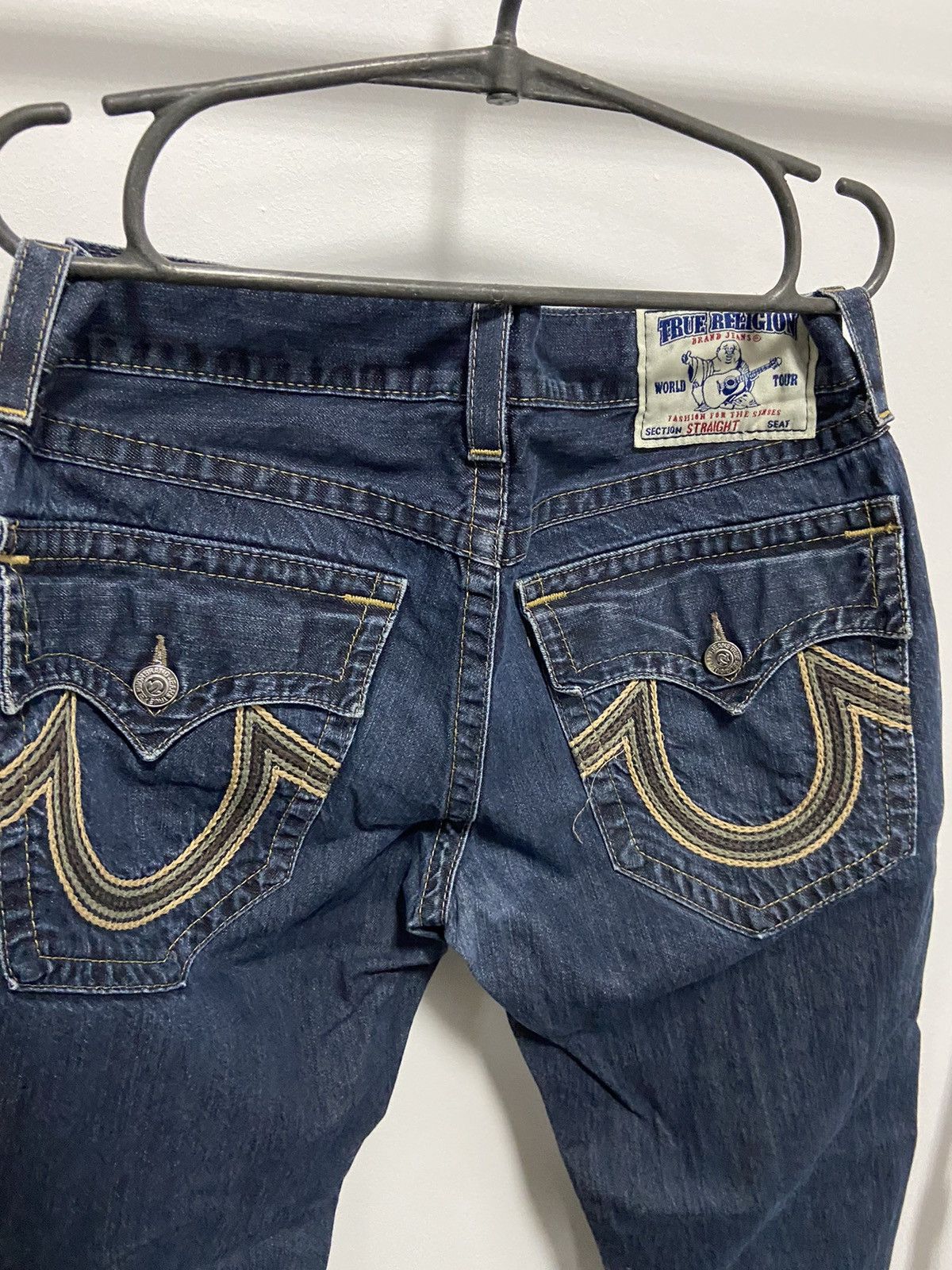 True Religion × Vintage True Religion straight jeans Pants Selvedge Vintage Size US 38 / EU 54 - 8 Thumbnail