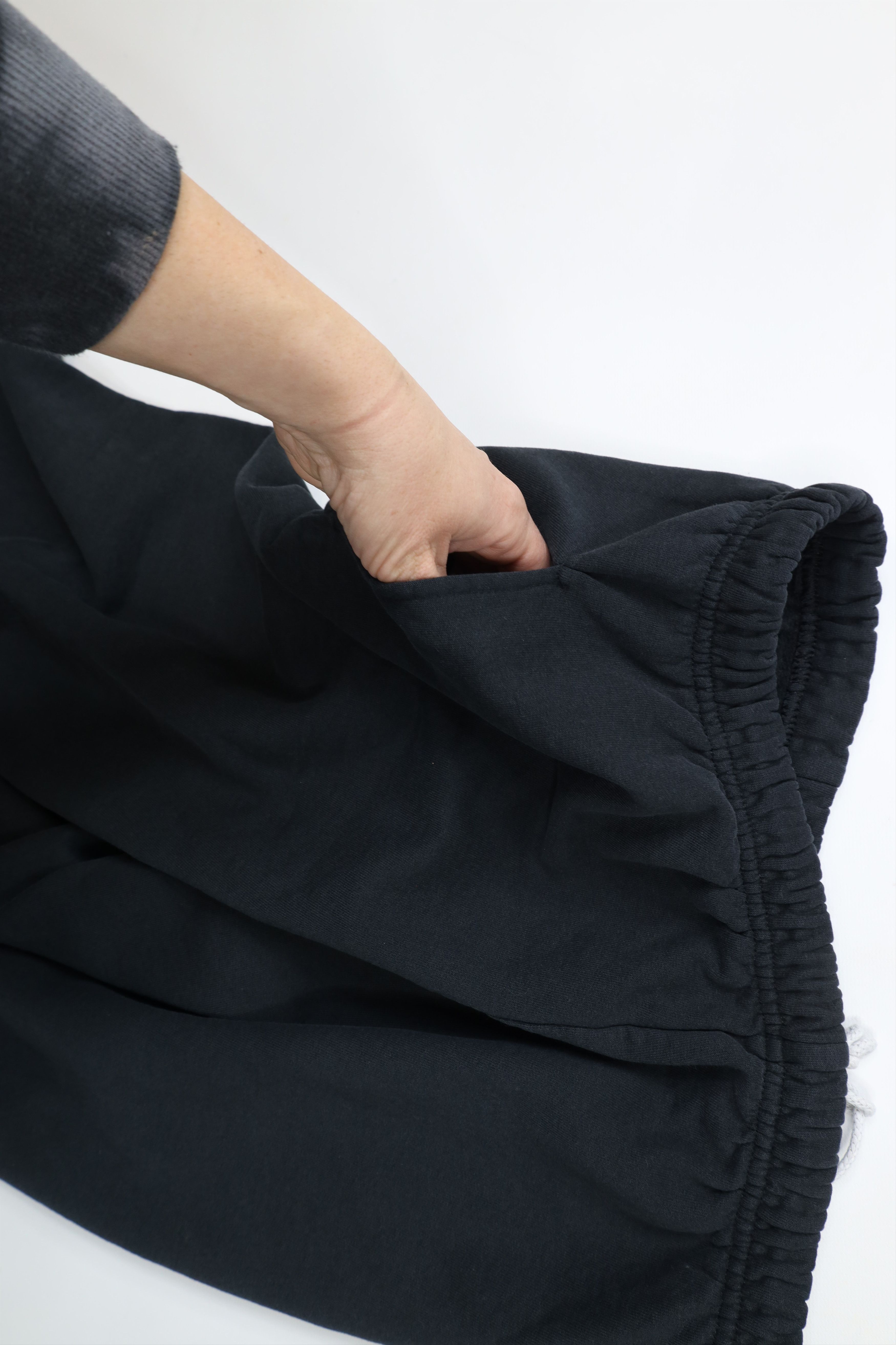Vintage Vintage 90s Streetwear Blank Sweatpants Pants Black Size US 34 / EU 50 - 9 Thumbnail