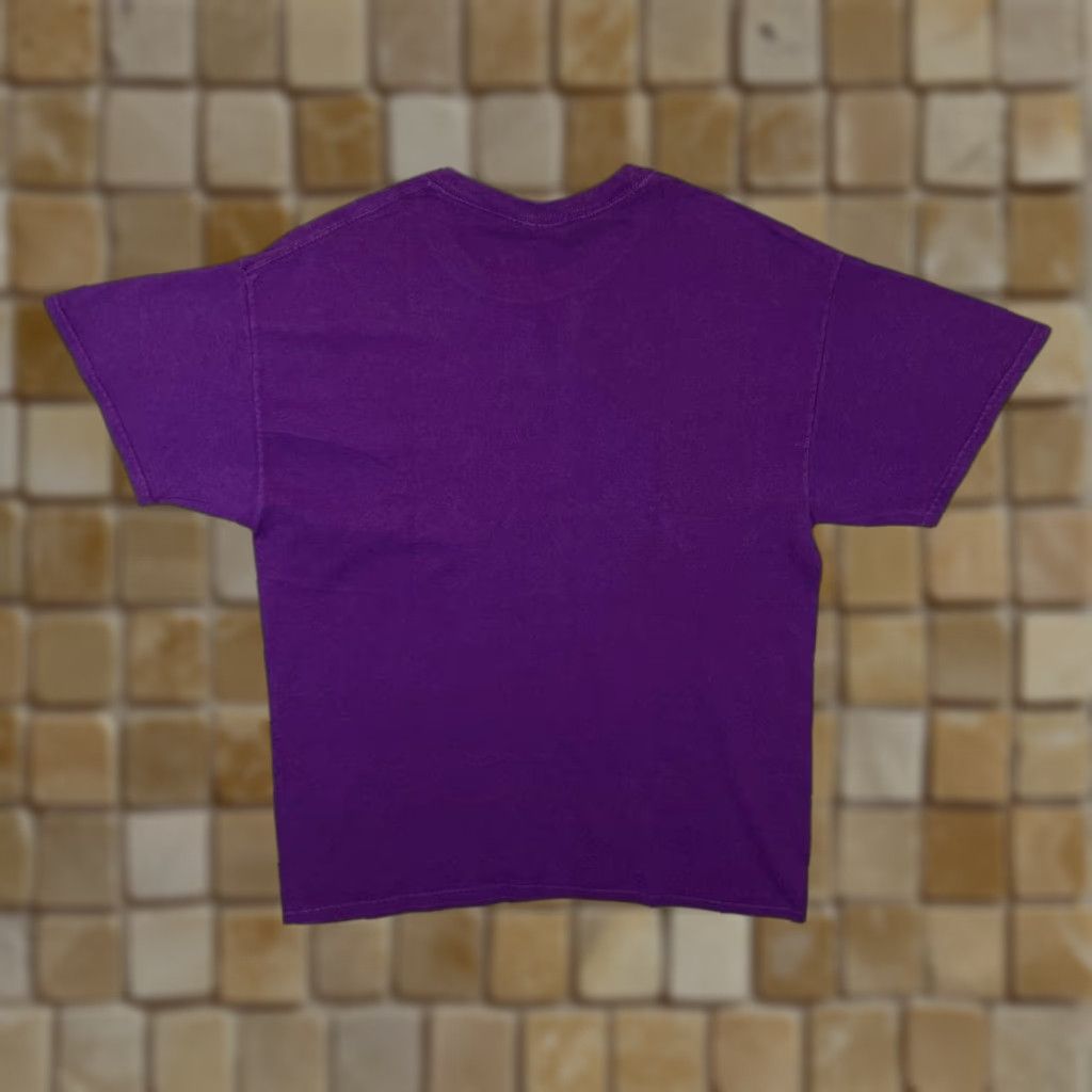 Gildan VINTAGE Florida Lighthouse Souvenir Graphic Purple T-Shirt Large Mens Regular Short Sleeve Round Neck Cotton Haiti 00s 90s 2000s Shark Size US L / EU 52-54 / 3 - 1 Thumbnail
