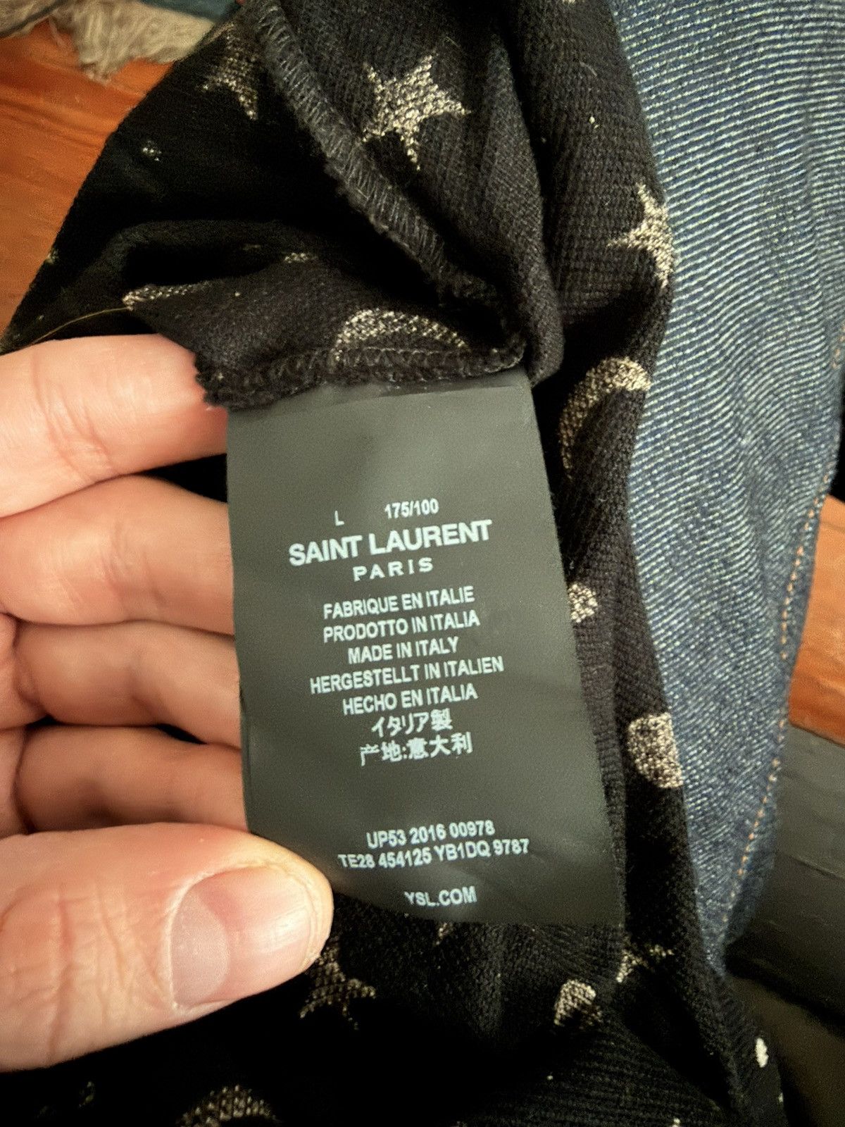 Saint Laurent Paris Saint Laurent Paris Stars/Symbols Polo Size US L / EU 52-54 / 3 - 5 Thumbnail