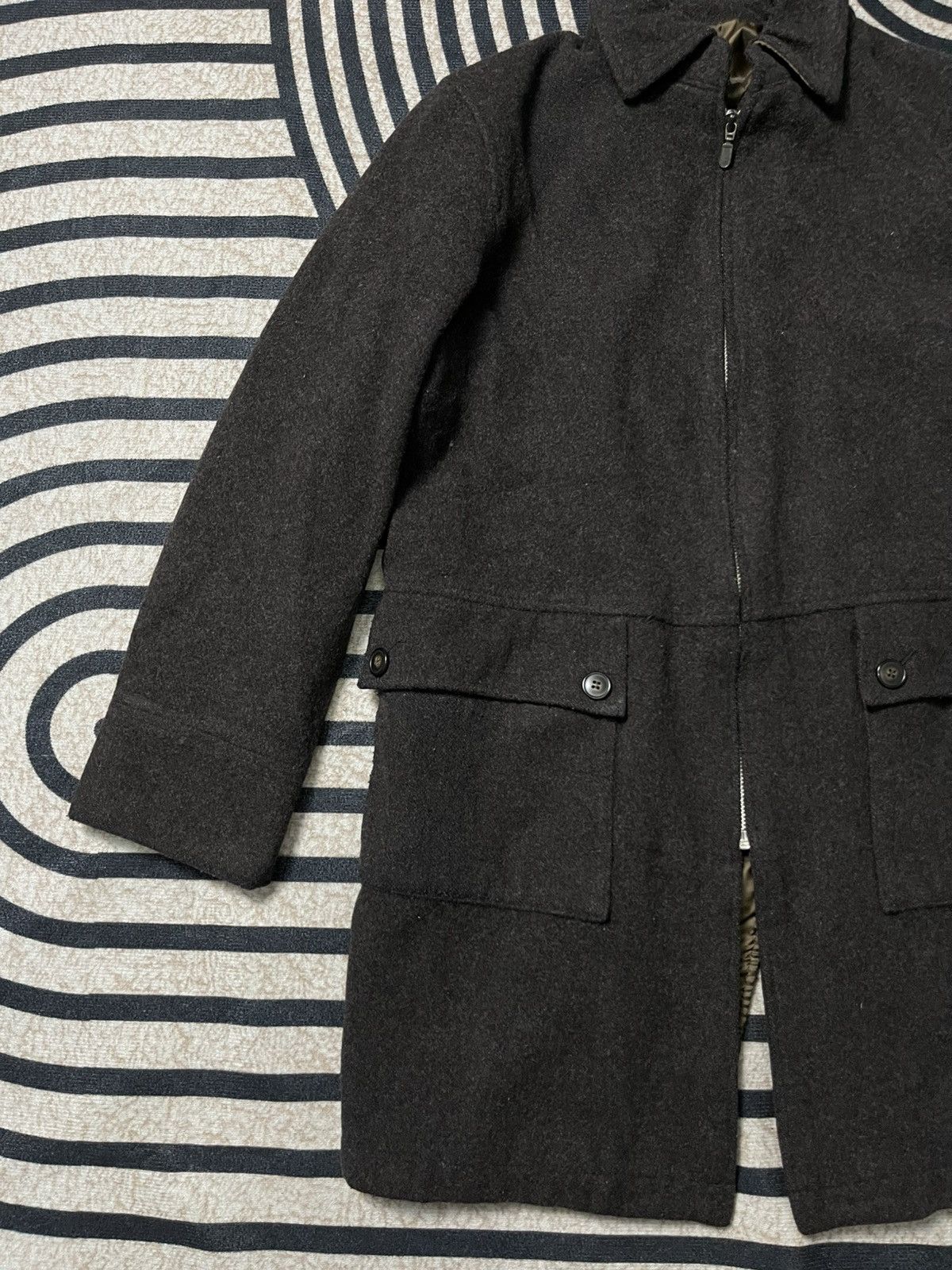 PPFM 90s PPFM WOOL ZIPPER JACKET NICE DESIGN Size US M / EU 48-50 / 2 - 3 Thumbnail
