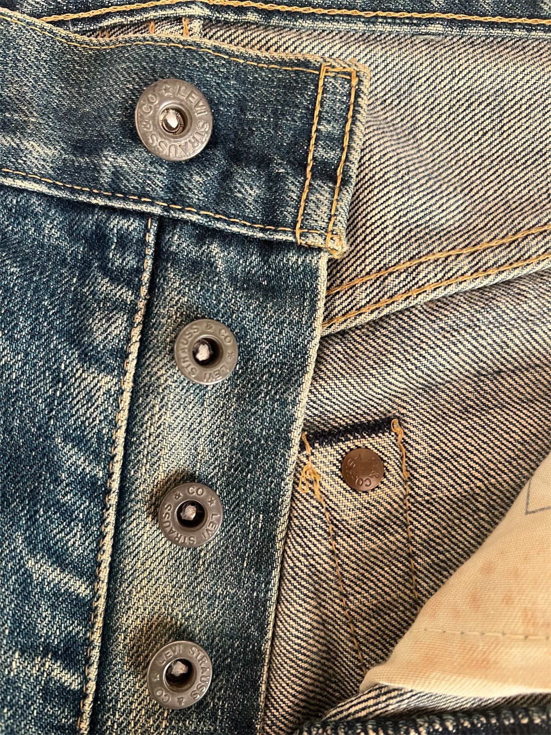 Levi's Rare Levi’s 503BXX Big E Redline W30 L34 Denim Distressed Size US 30 / EU 46 - 12 Thumbnail