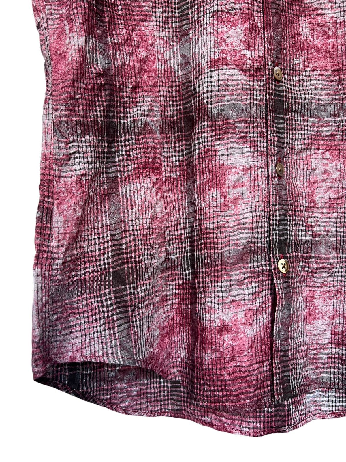 Japanese Brand × Tornado Mart Tornado Mart Raining Blood Wrinkles Button Shirt Size US XS / EU 42 / 0 - 4 Thumbnail