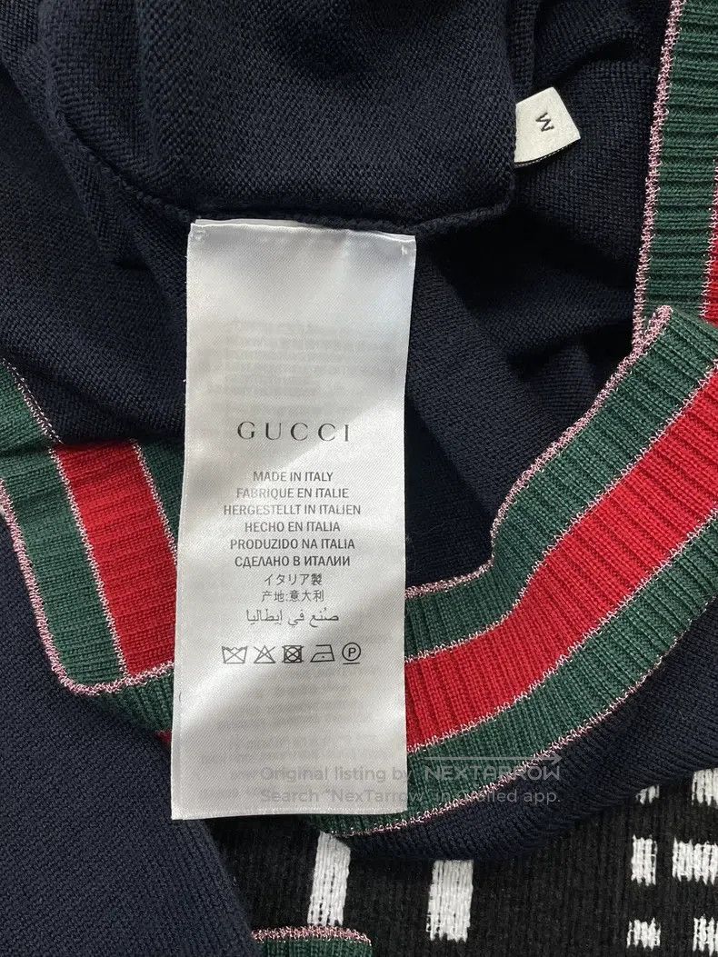 Gucci Gucci Dark blue woollen sweater Size US M / EU 48-50 / 2 - 4 Thumbnail
