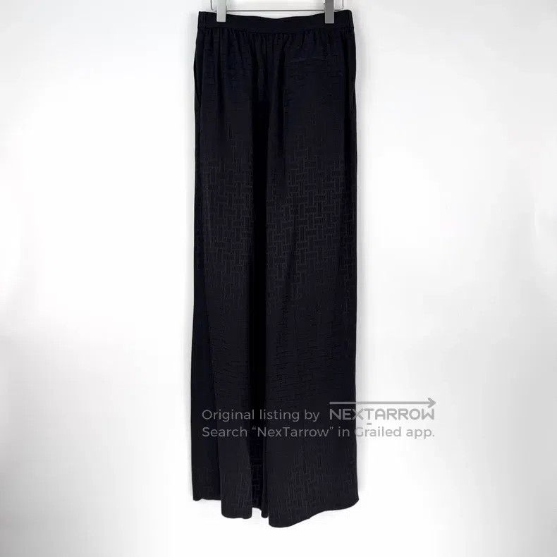 Hermes Hermes Black Silk Long Trousers Size 25" / US 0 / IT 36 - 4 Thumbnail