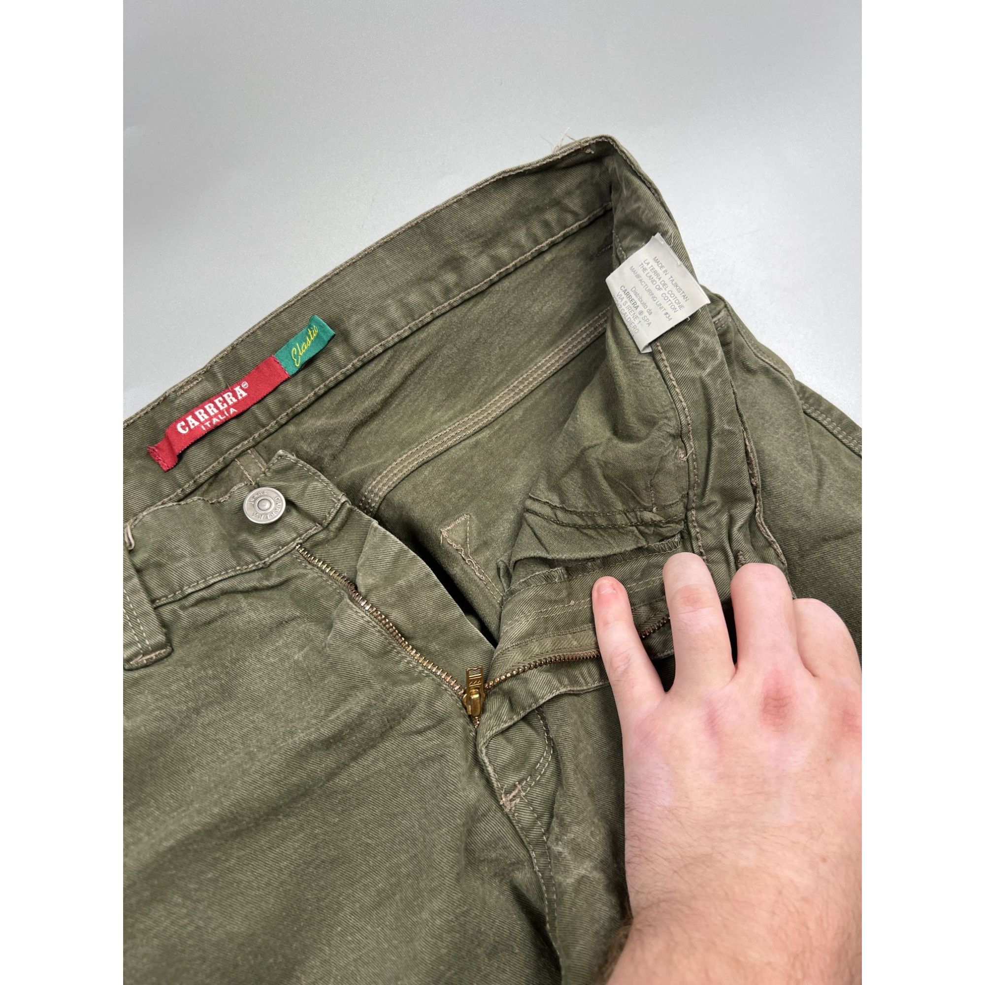 Carrera Carrera Green Denim Jeans Pants (Y0954) Size US 33 - 5 Thumbnail