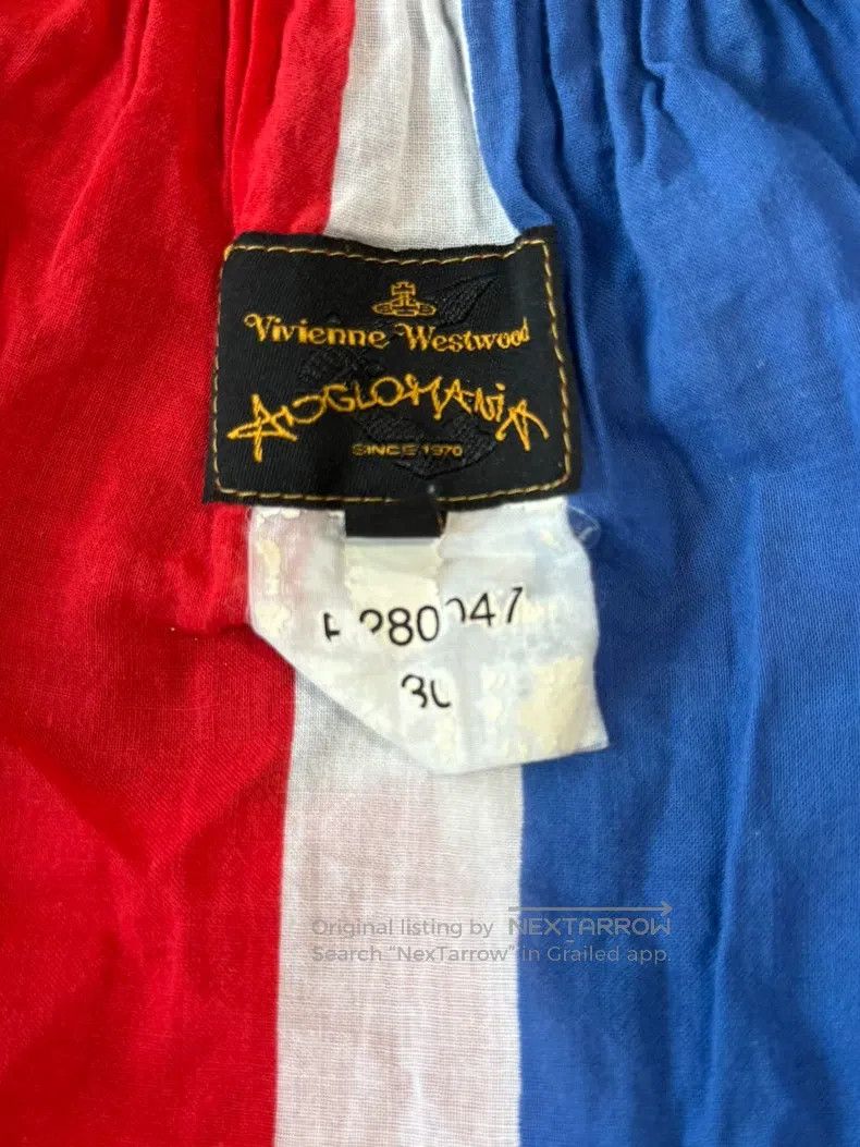 Vivienne Westwood Vivienne Westwood Red and blue classic color matching shor Size M / US 6-8 / IT 42-44 - 4 Thumbnail