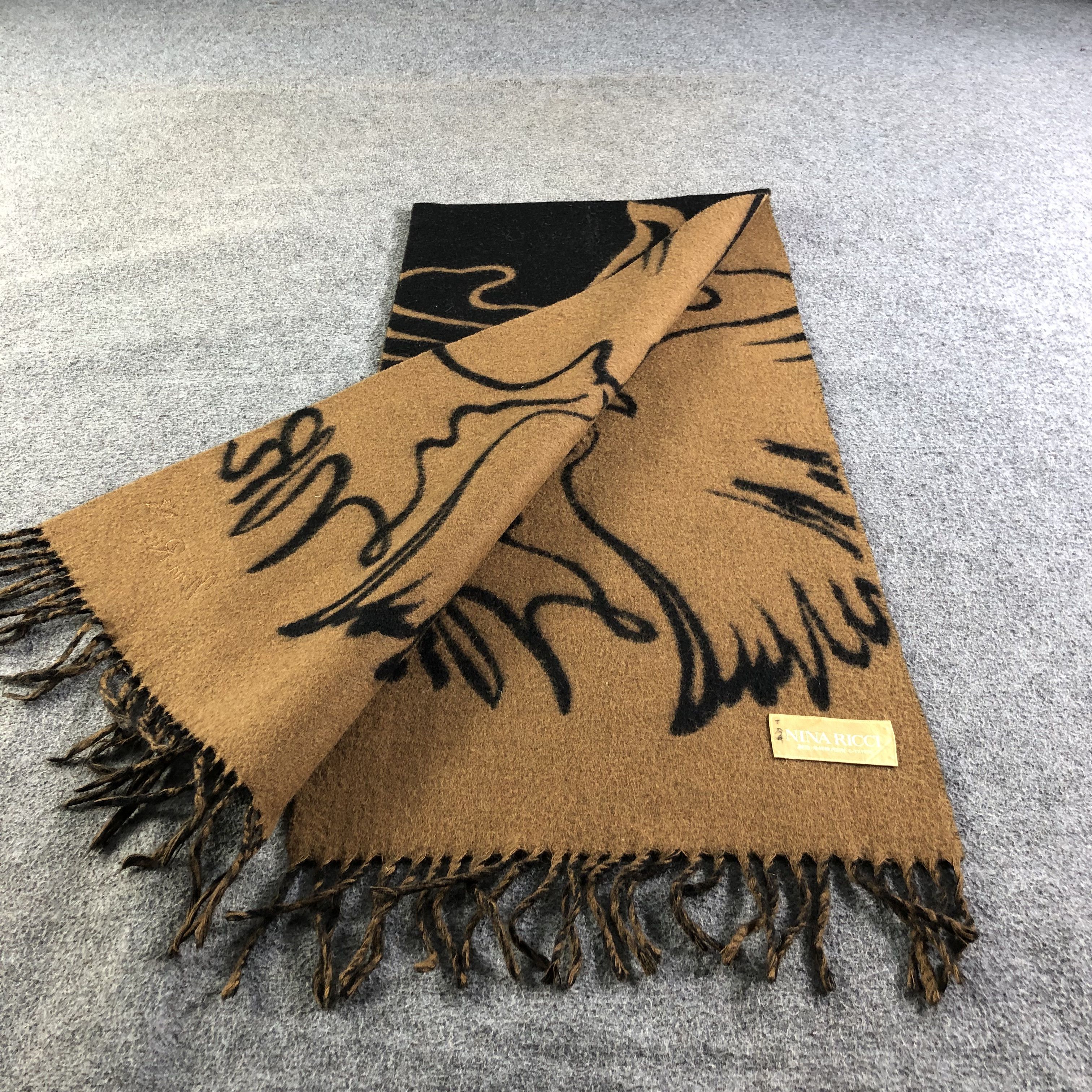 Nina Ricci Nina Ricci Wool Scarf Muffler V1951 Size ONE SIZE - 5 Thumbnail