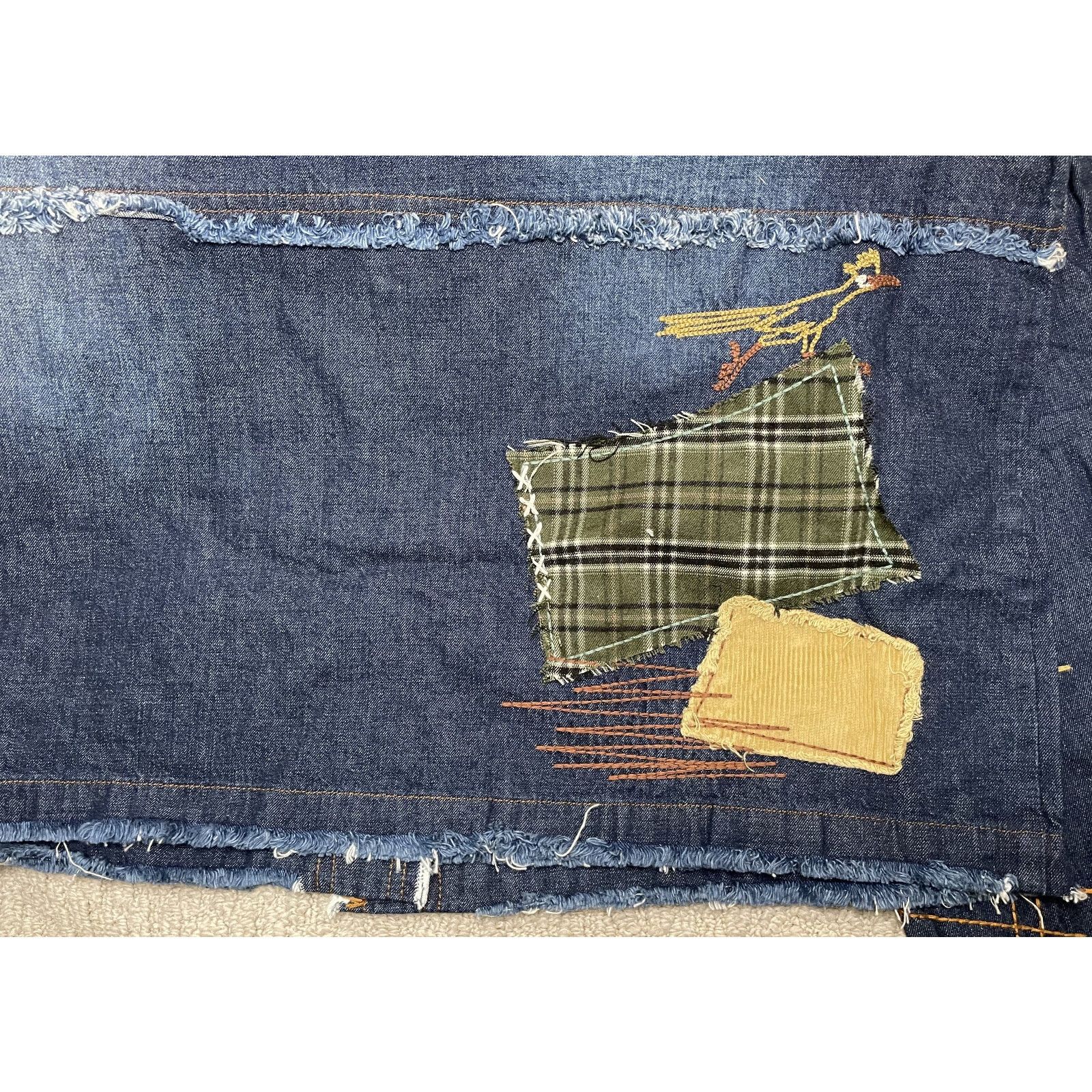 Double D Ranch Double D Ranch Crossing the Brazos Denim Jacket 1X NWT Patch Size XL / US 12-14 / IT 48-50 - 21 Thumbnail