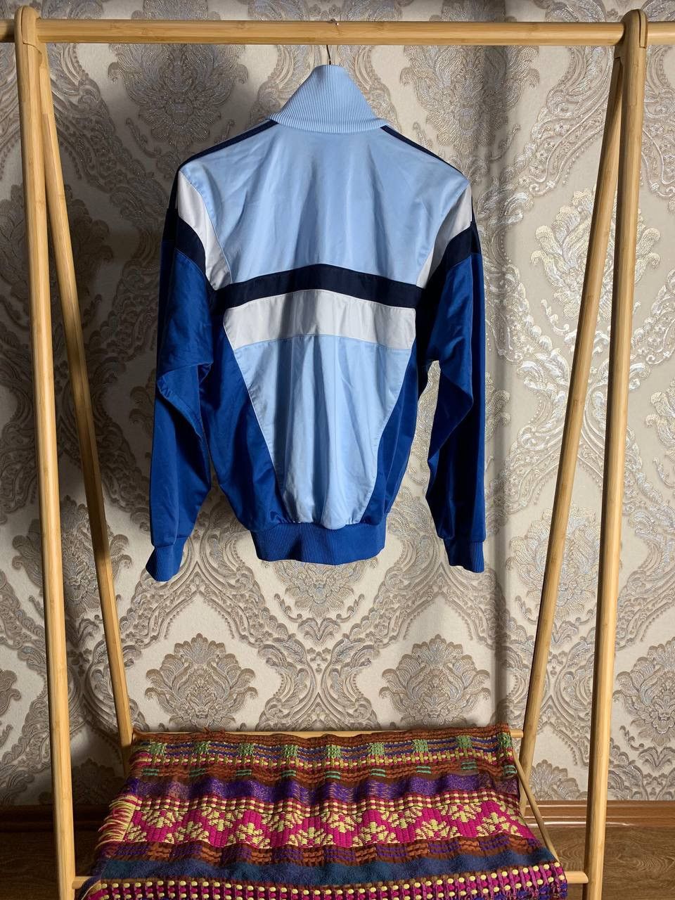 00s archive Lightly brushed suede track jacket blouson Y2K