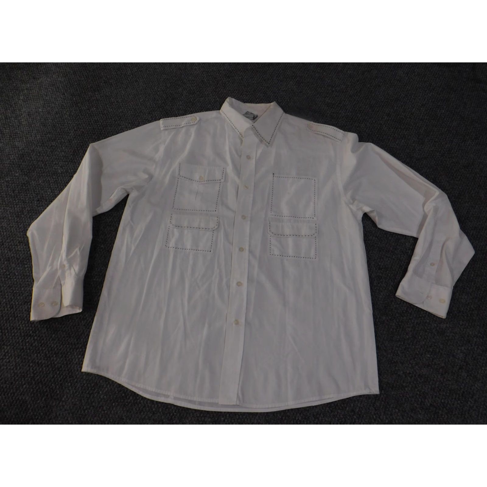 Avirex Avirex Shirt Mens XL Utility Button Up Epaulet Overshirt Safari Military Top Size US XL / EU 56 / 4 - 2 Thumbnail