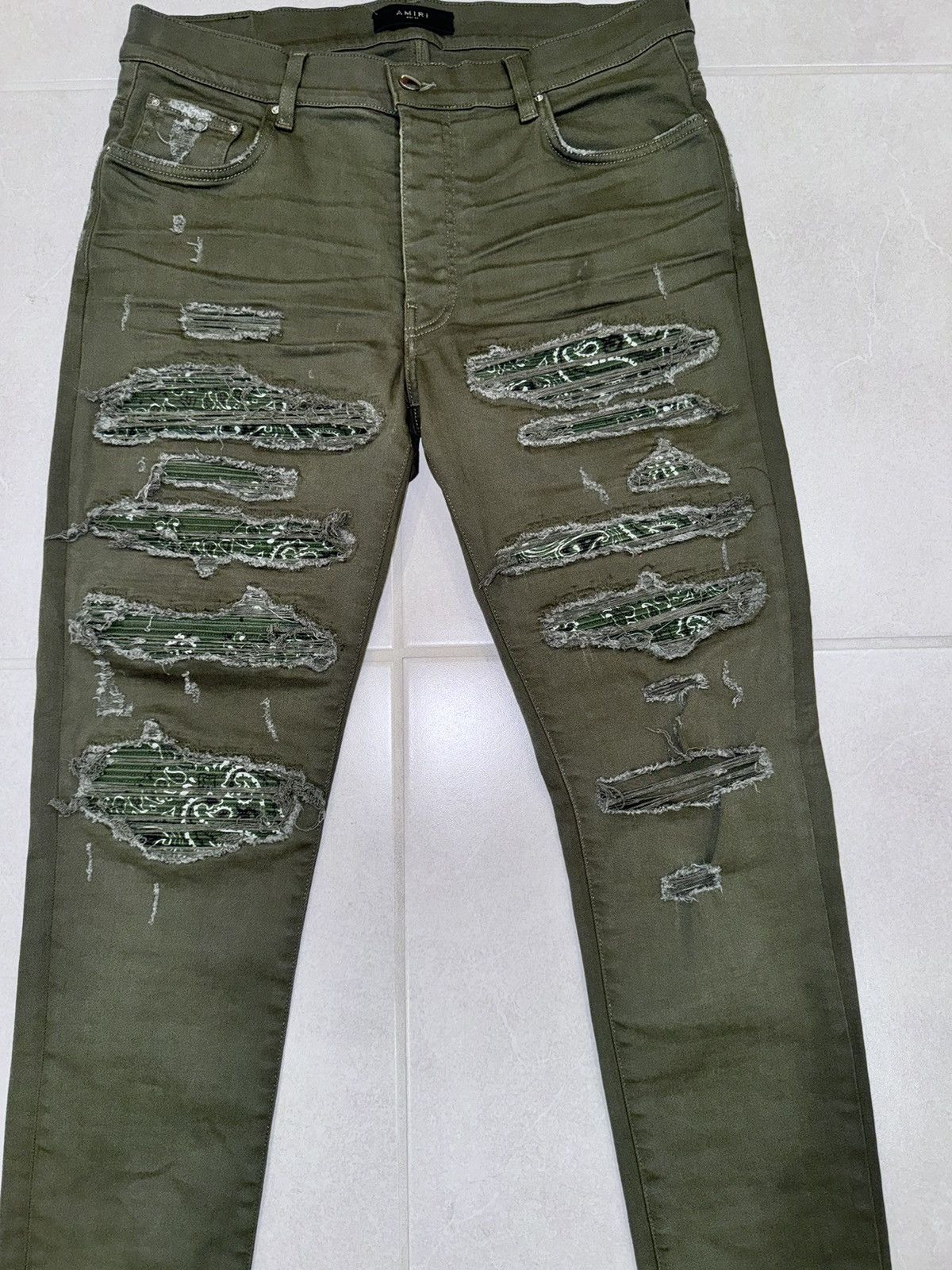 Amiri Amiri Bandana Thrasher Jeans Size US 34 / EU 50 - 2 Thumbnail