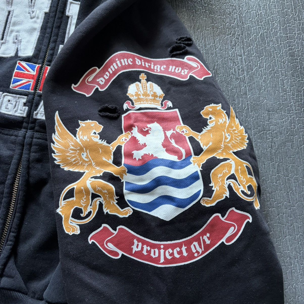 PROJECT G/R PROJECT GR RECONSTRUCTED FOLDED ZIP HOODIE LONDON stk Size US M / EU 48-50 / 2 - 4 Thumbnail