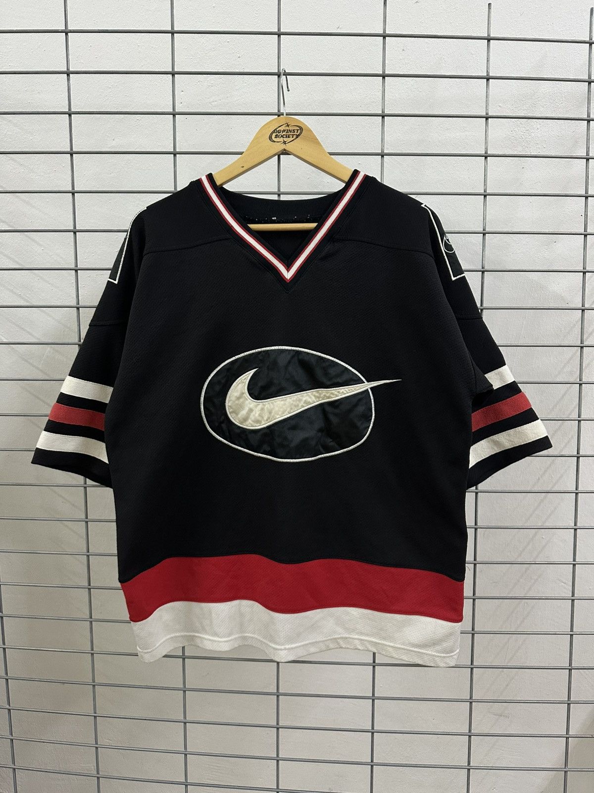 Nike Rare And Beautiful Vintage Nike Hockey Jersey Size US L / EU 52-54 / 3 - 1 Thumbnail