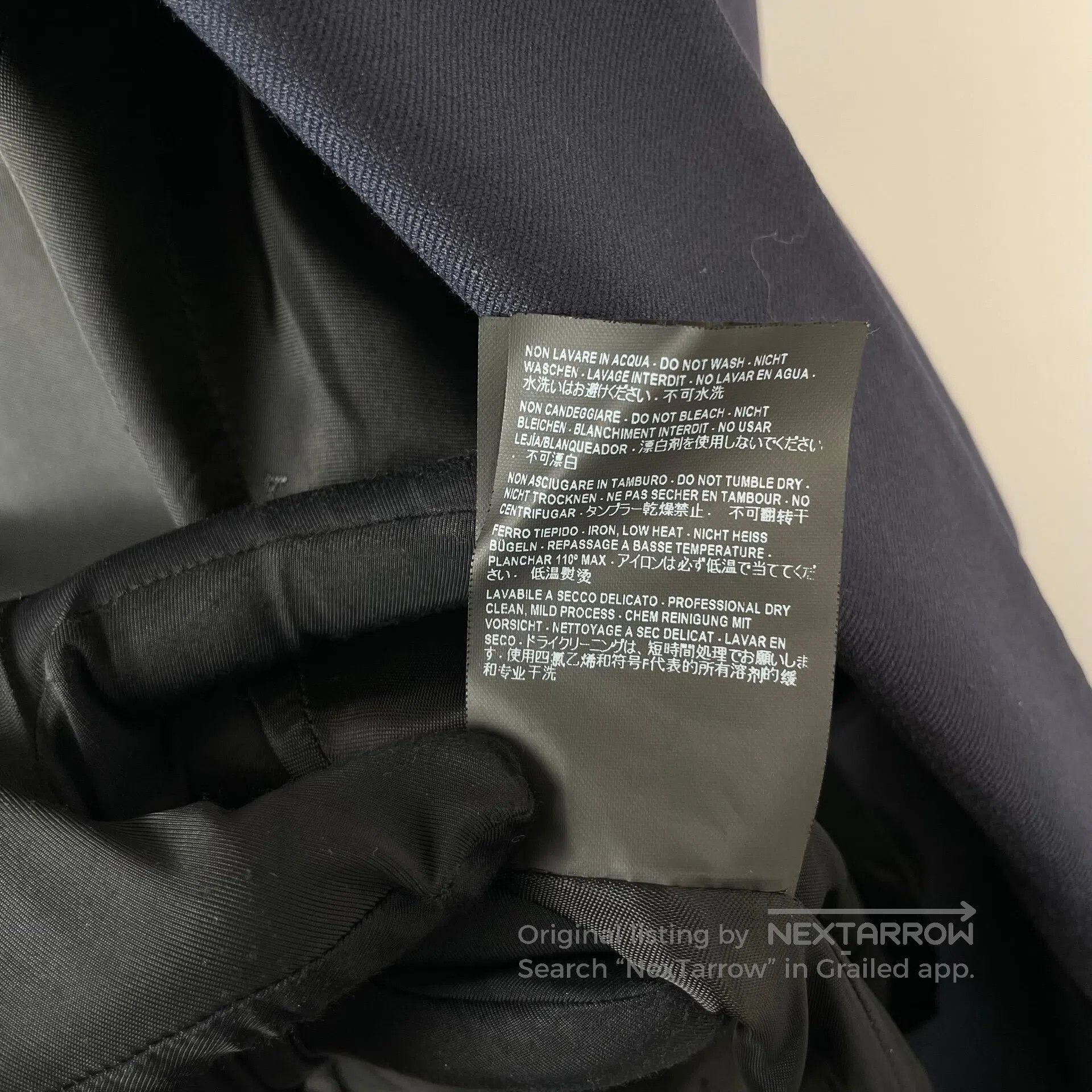 Balenciaga Balenciaga Deep Blue Double-breasted Coat Jacket| Size XXS / US 00 / IT 34 - 9 Thumbnail