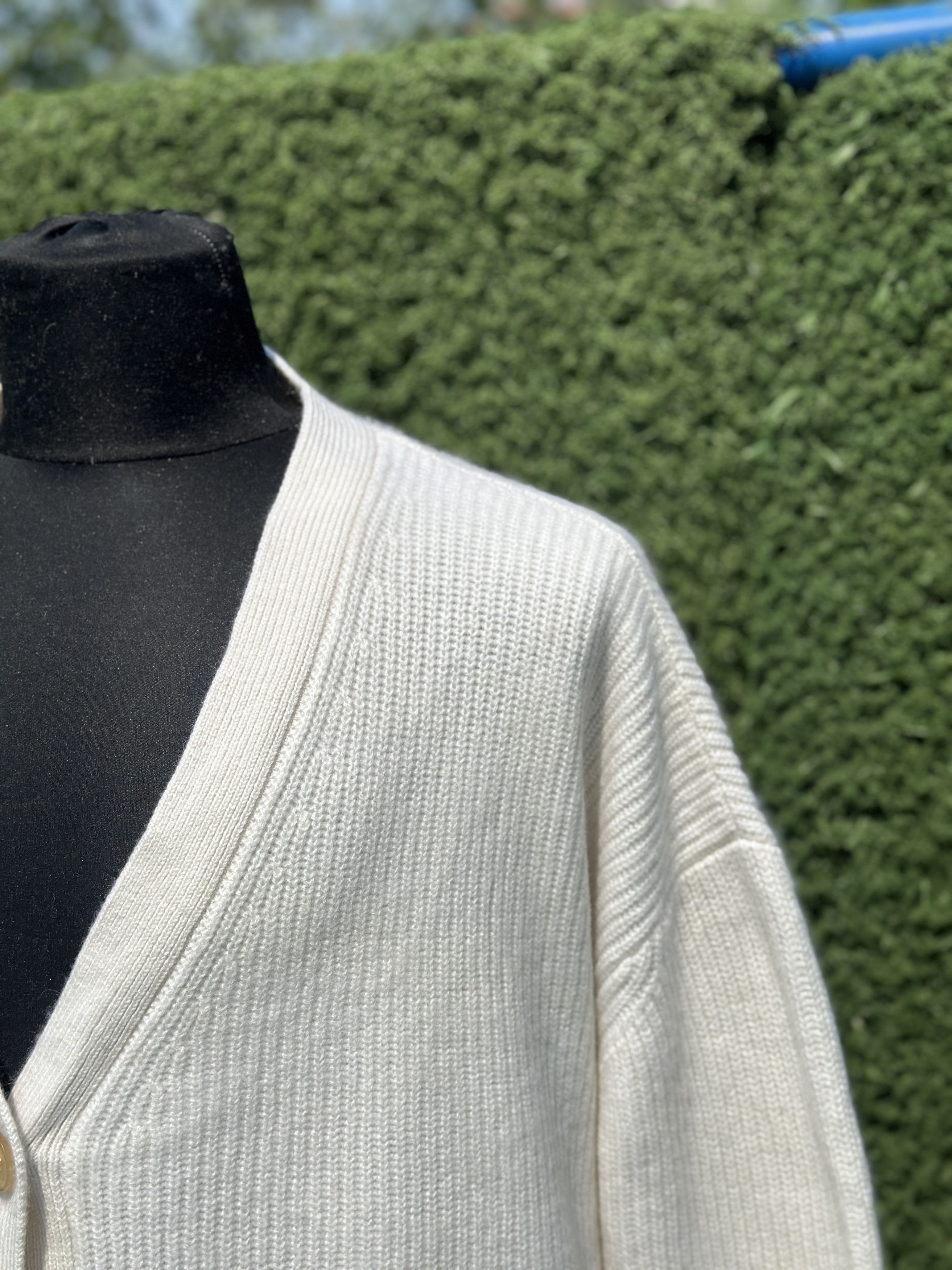 Other Jenni Kayne Knit Cocoon Cardigan Pure Cashmere Ivory Size XL Size XL / US 12-14 / IT 48-50 - 9 Thumbnail