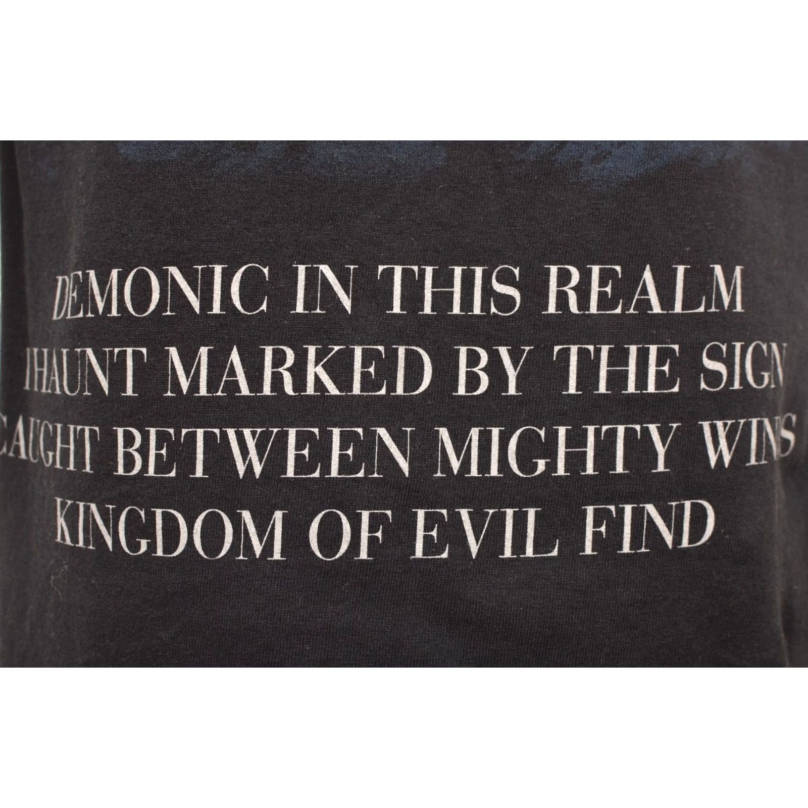 Anvil DDP Anvil Immortal The Rise of Darkness Lyrics Vintage Black Metal T-Shirt Sz S Mens Size US S / EU 44-46 / 1 - 7 Thumbnail